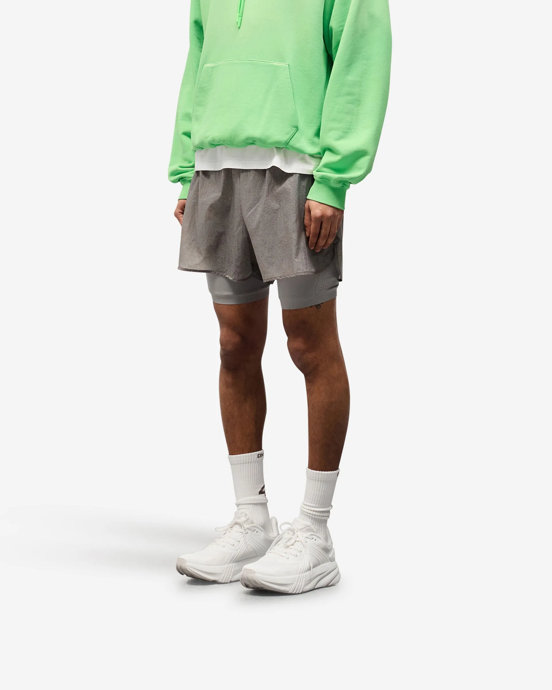 247 Contour 2-In-1 Run Shorts - Titanium sold by Represent product image thumbnail 2