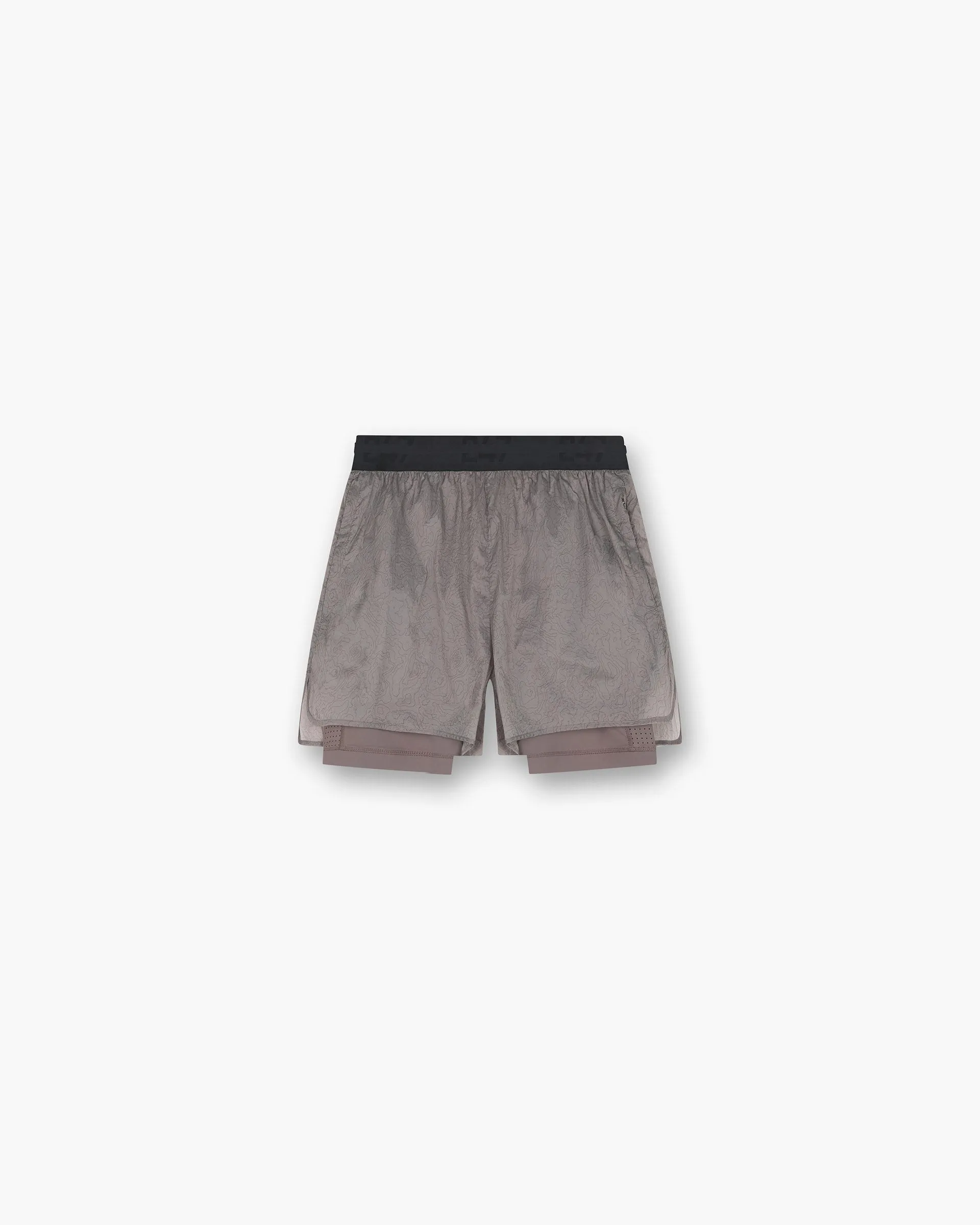 247 Contour 2-In-1 Run Shorts - Pebble sold by Represent
