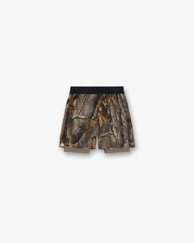 247 Contour 2-In-1 Run Shorts -  Realtree® made by Represent