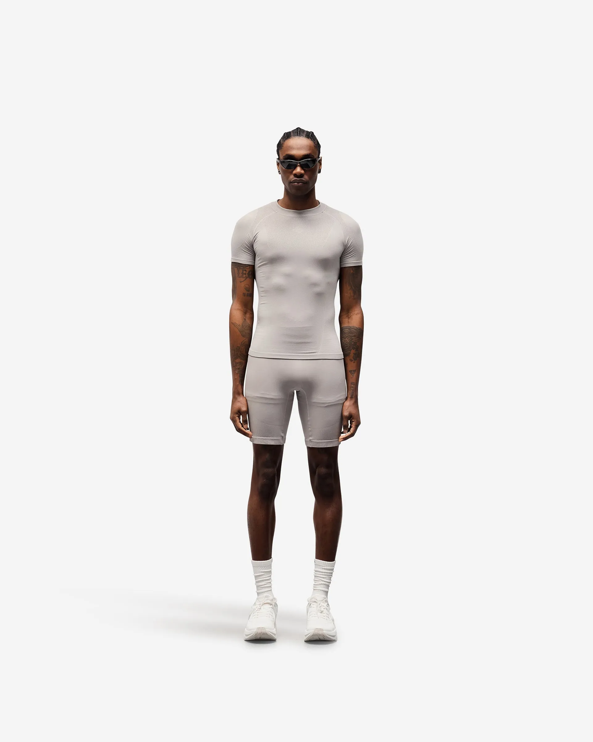 247 DNA Seamless Shorts - Titanium sold by Represent product image thumbnail 5