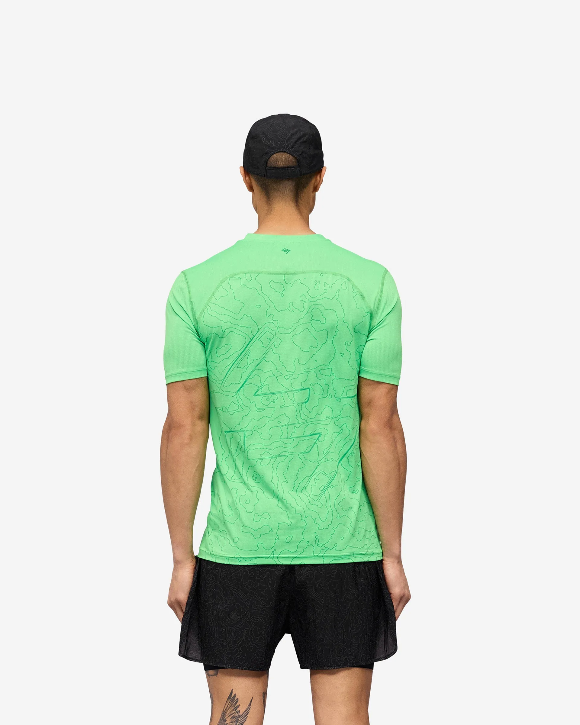247 Contour Run T-Shirt - Speed Green sold by Represent product image thumbnail 5