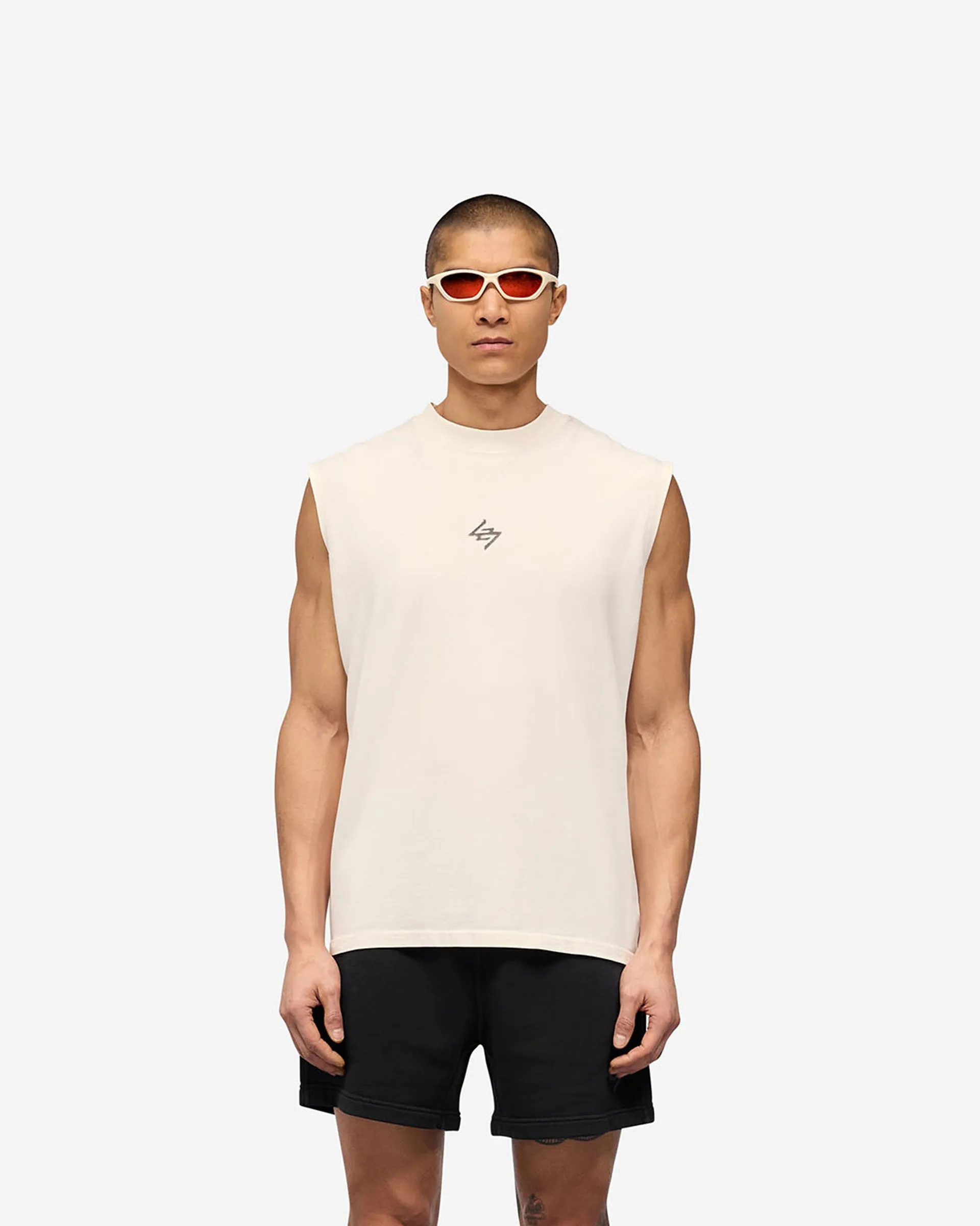 247 Motion Oversized Tank - Flat White sold by Represent product image thumbnail 3