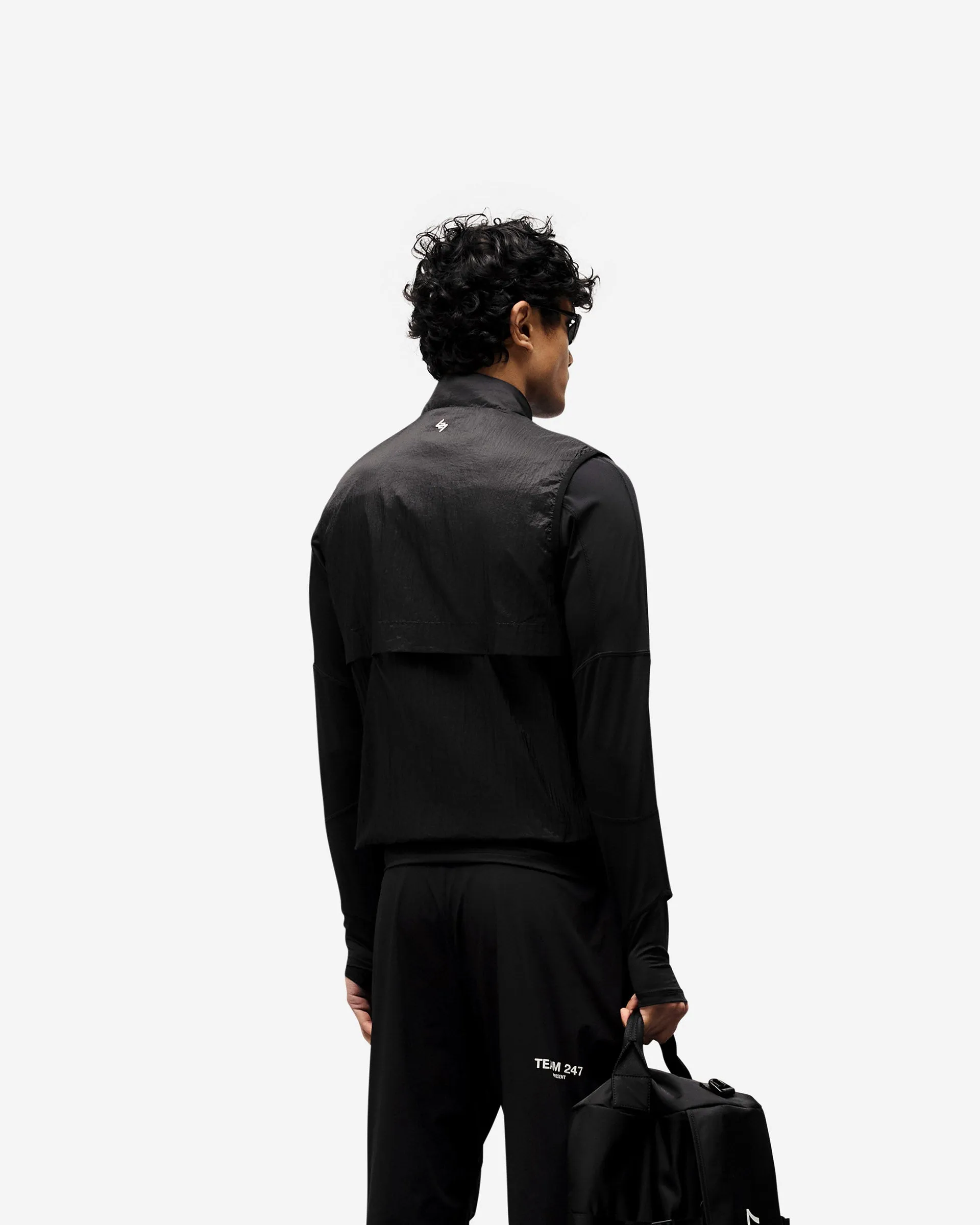 247 Run Gilet - Black sold by Represent product image thumbnail 5