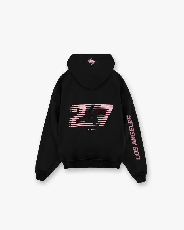 247 Los Angeles Hoodie - Jet Black sold by Represent