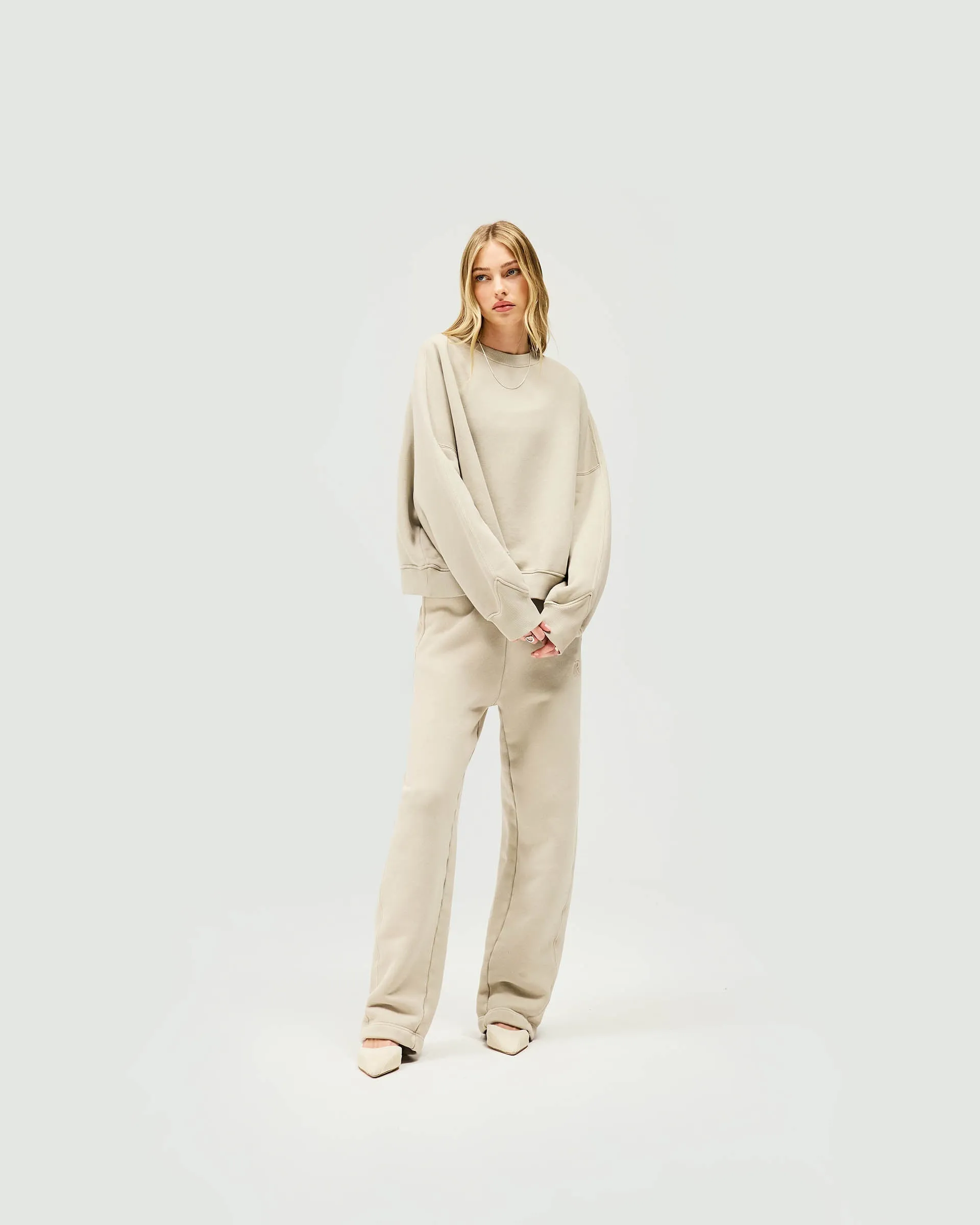 Initial V Notch Sweater - Storm sold by Represent product image thumbnail 3