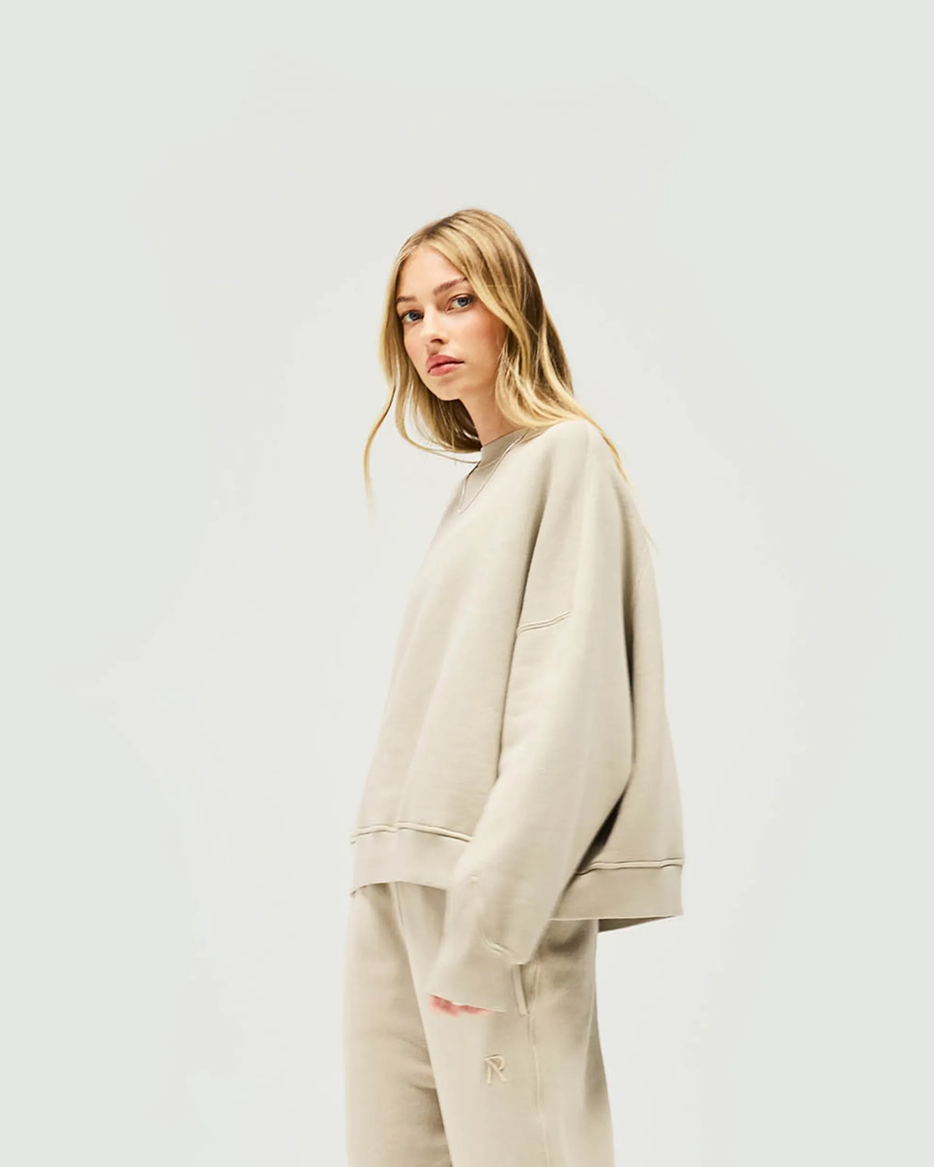 Initial V Notch Sweater - Storm sold by Represent product image thumbnail 5