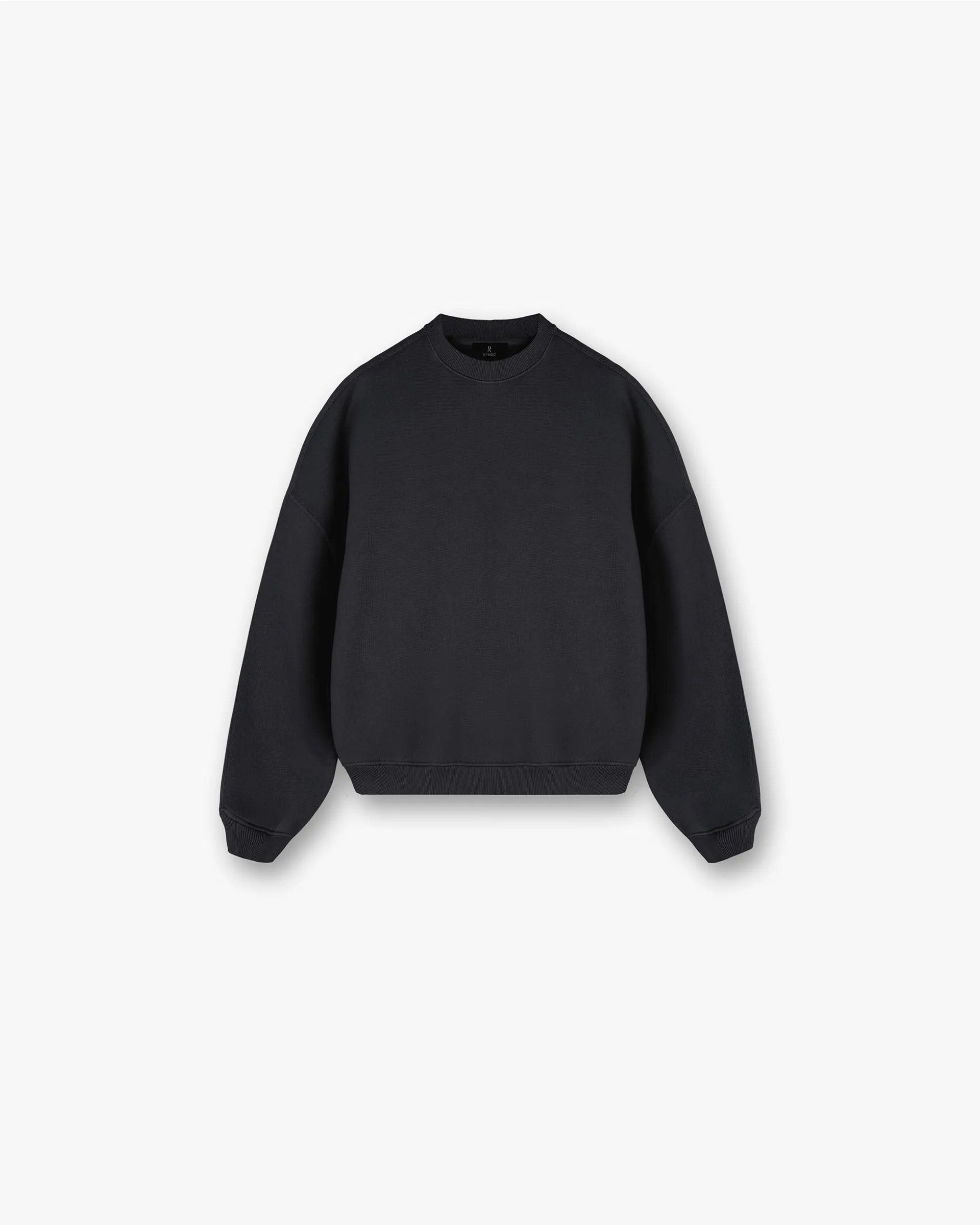 Initial V Notch Sweater - Washed Black sold by Represent