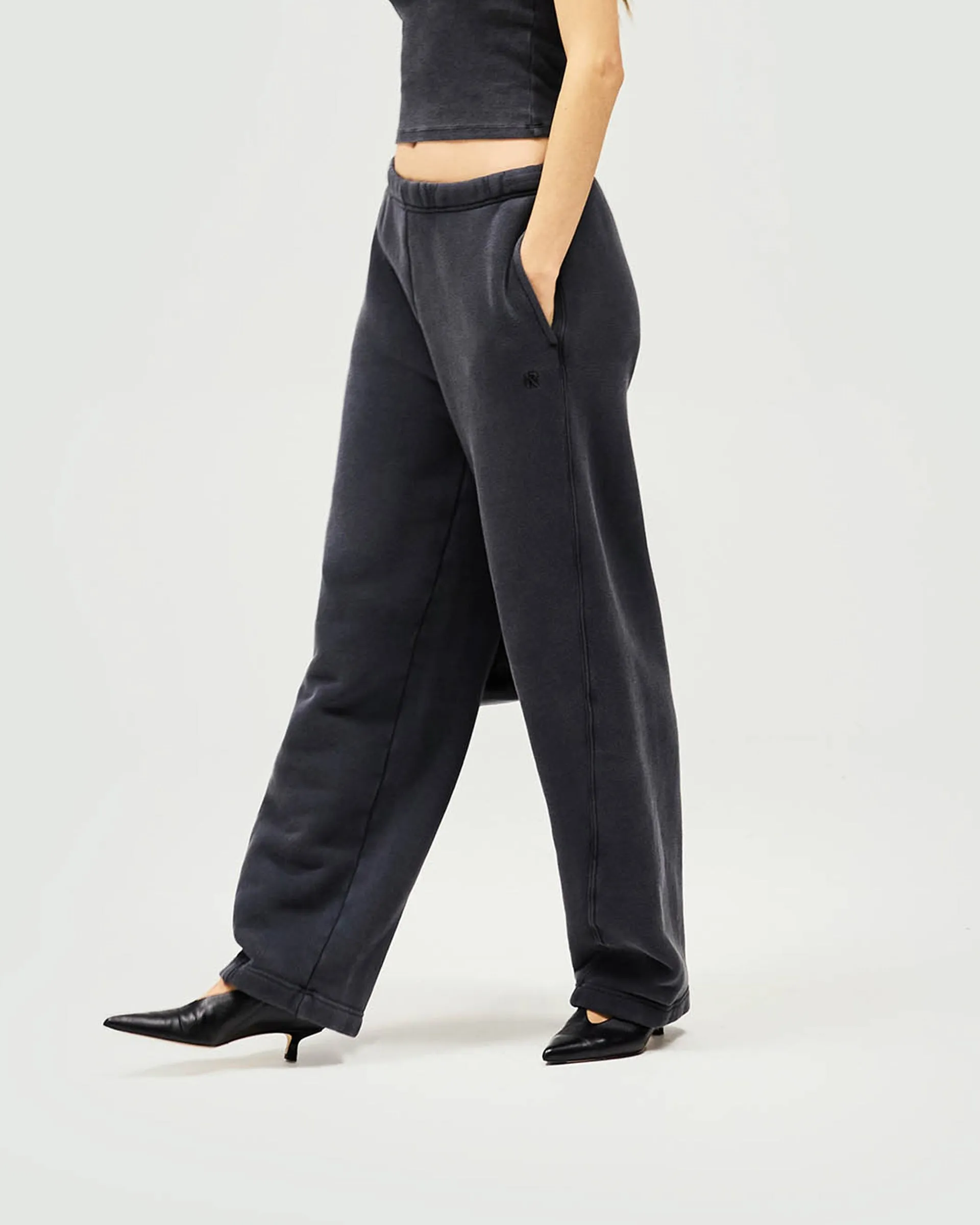 Initial Twisted Seam Jogger - Washed Black sold by Represent product image thumbnail 5