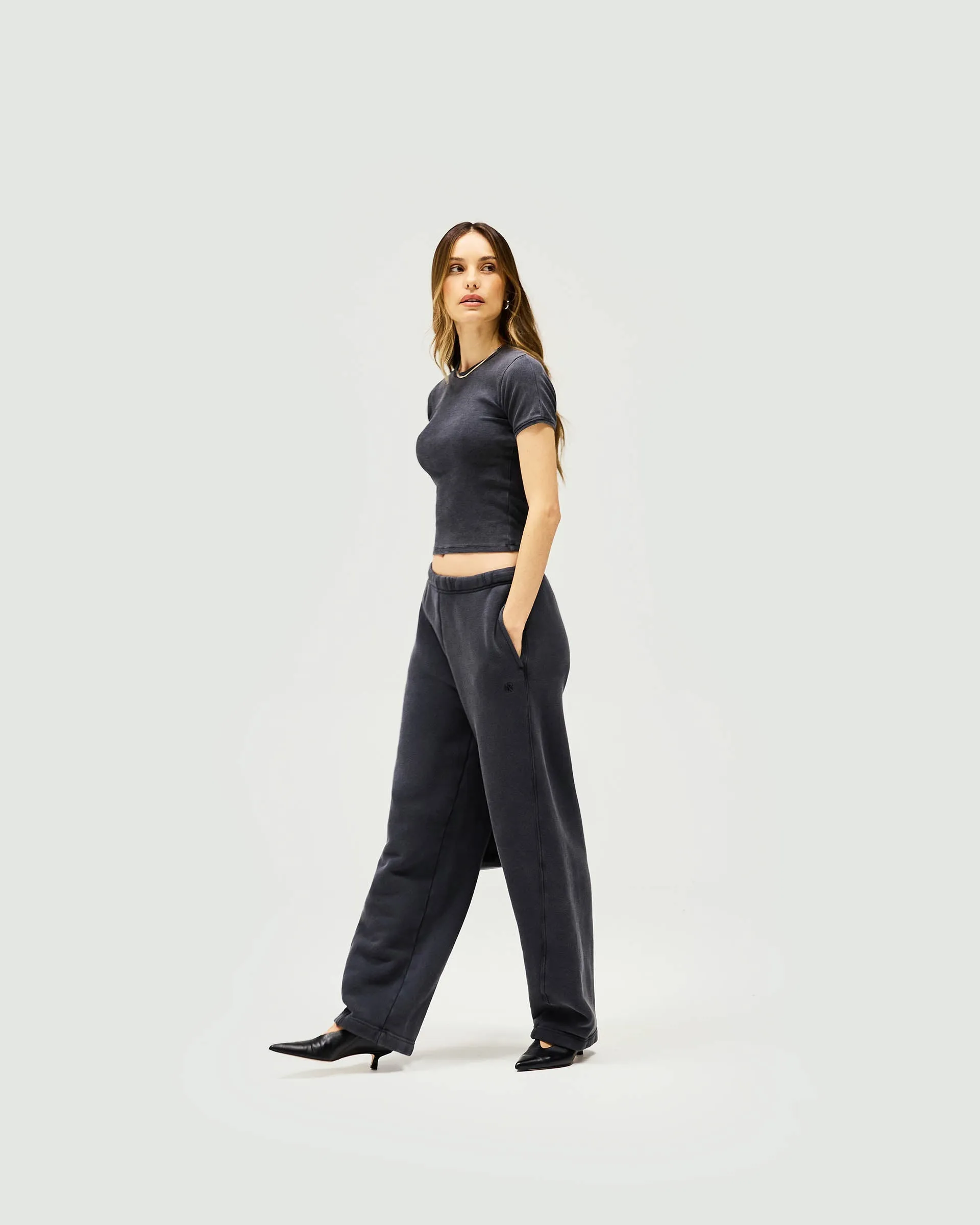 Initial Twisted Seam Jogger - Washed Black sold by Represent product image thumbnail 3