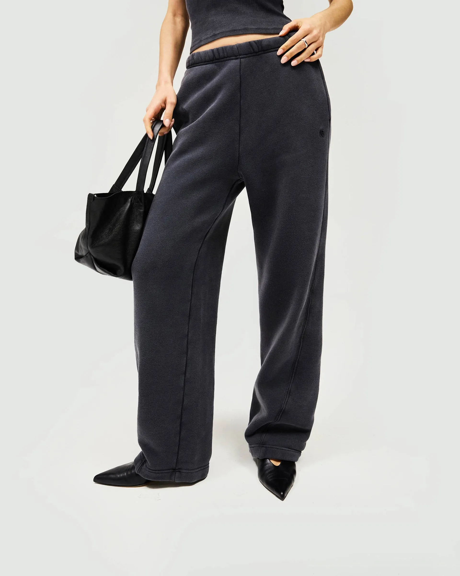 Initial Twisted Seam Jogger - Washed Black sold by Represent product image thumbnail 4