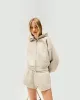 Initial Oversized Crop Hoodie - Storm sold by Represent