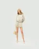 Initial Oversized Crop Hoodie - Storm sold by Represent