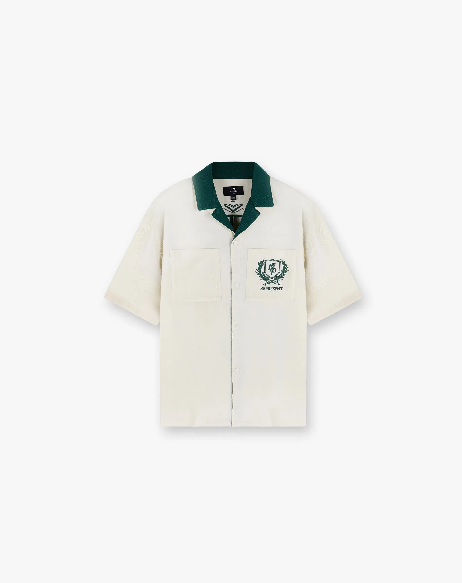 Represent Crest Shirt - Antique White sold by Represent