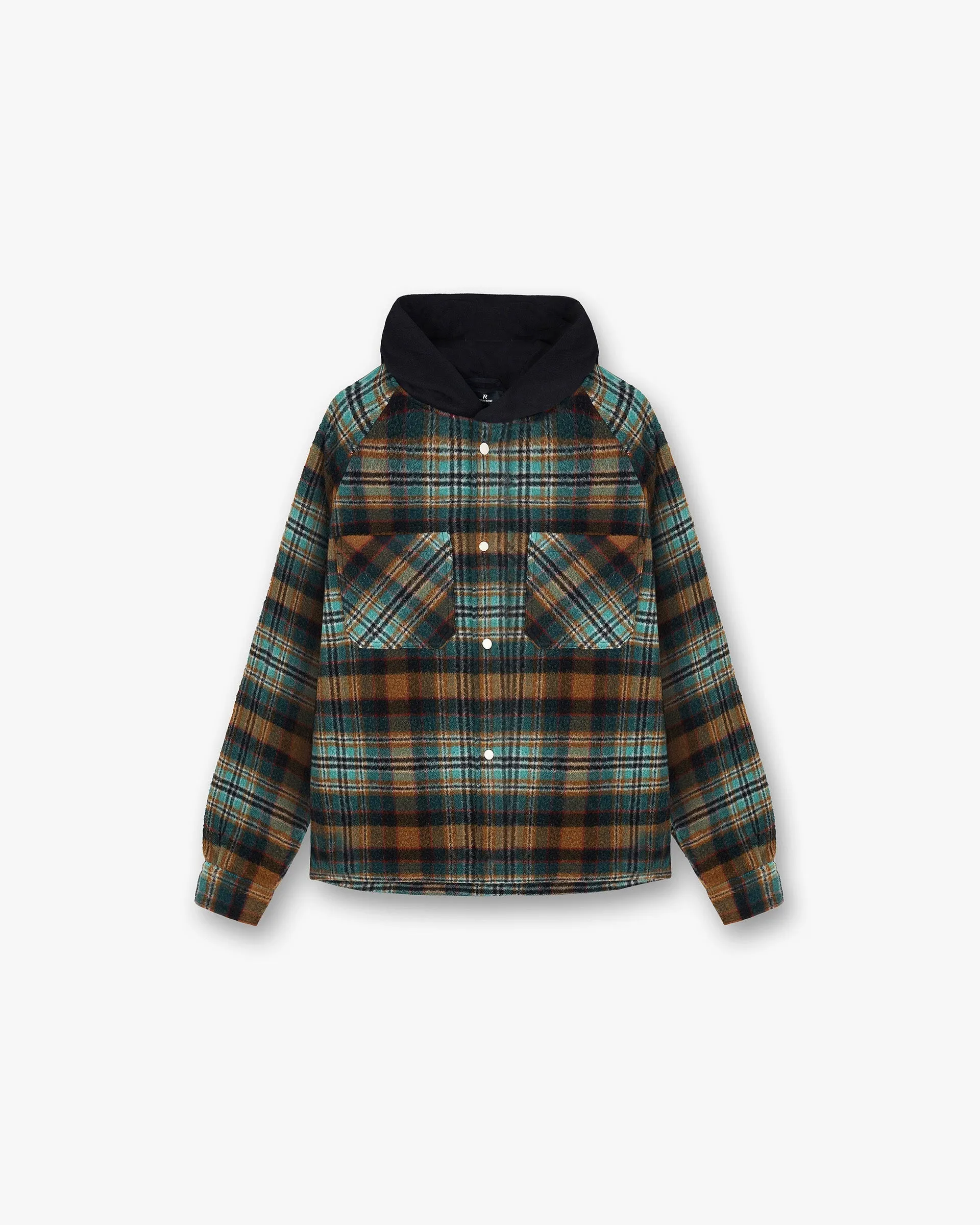 Hooded Overshirt - Check sold by Represent