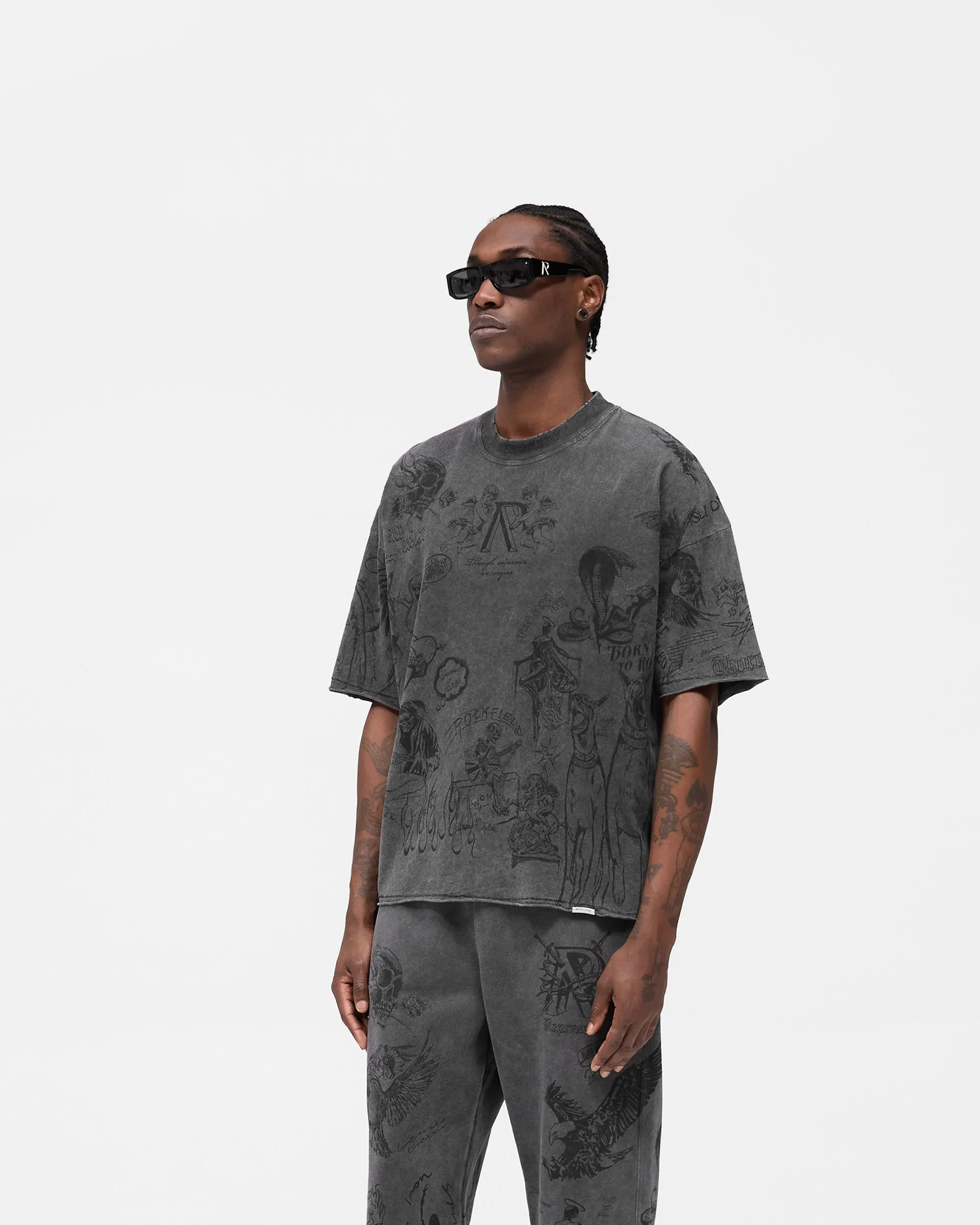 Legacy T-Shirt - Vintage Grey sold by Represent product image thumbnail 4