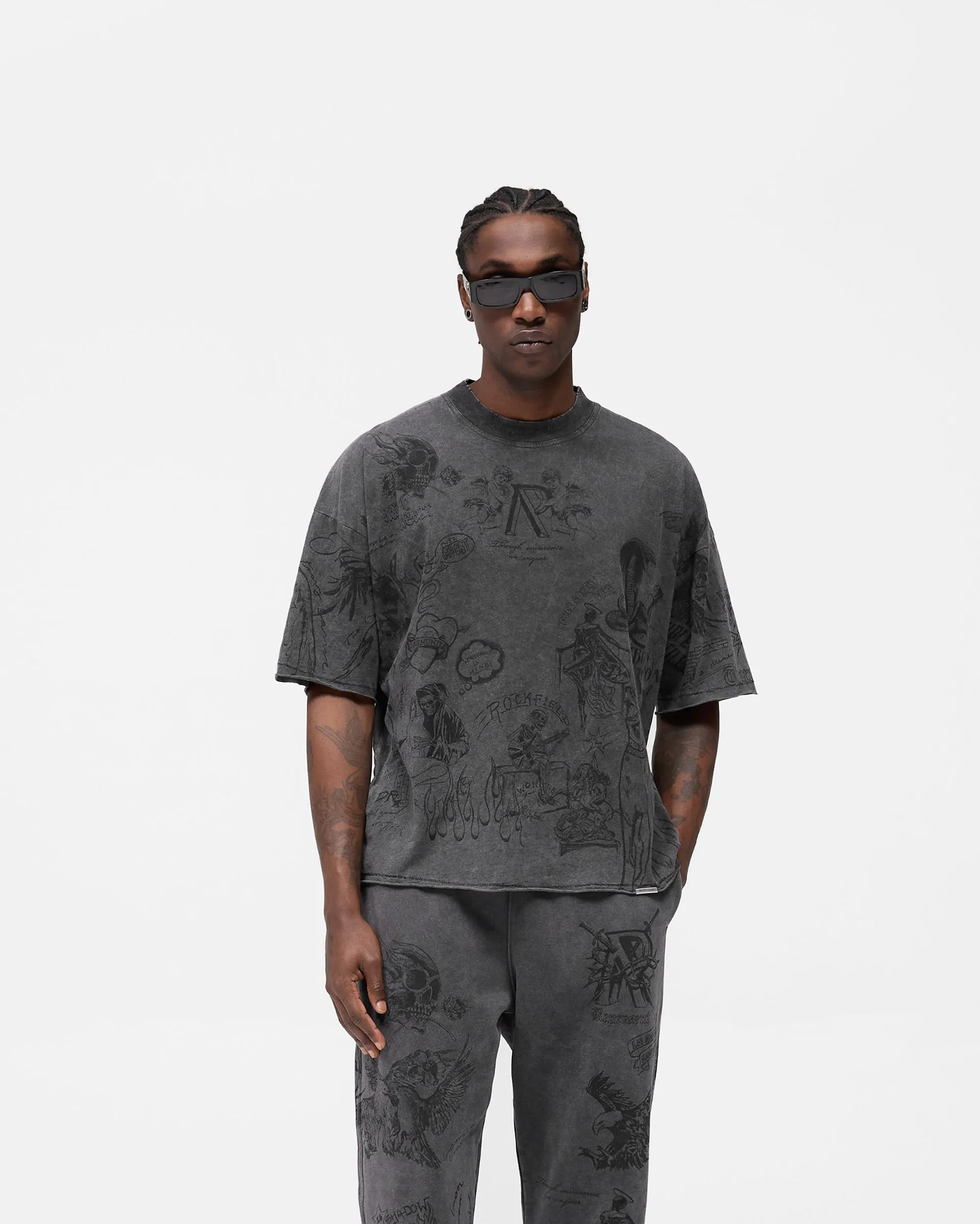 Legacy T-Shirt - Vintage Grey sold by Represent product image thumbnail 3