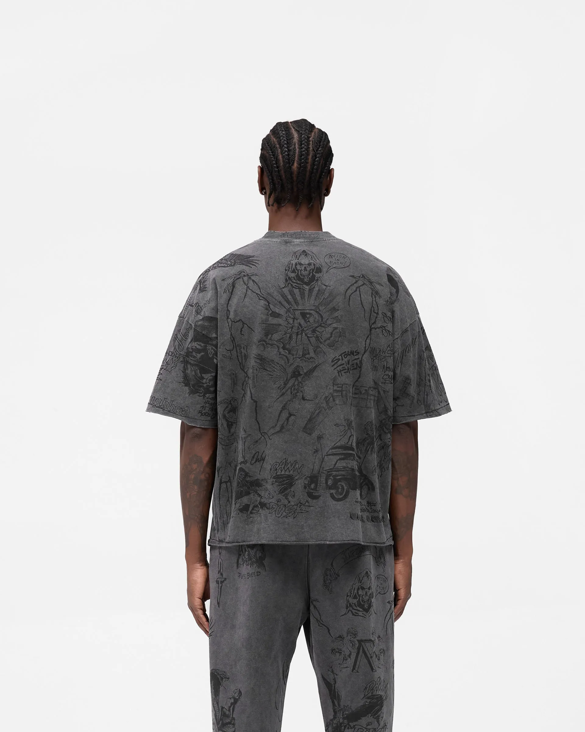 Legacy T-Shirt - Vintage Grey sold by Represent product image thumbnail 5