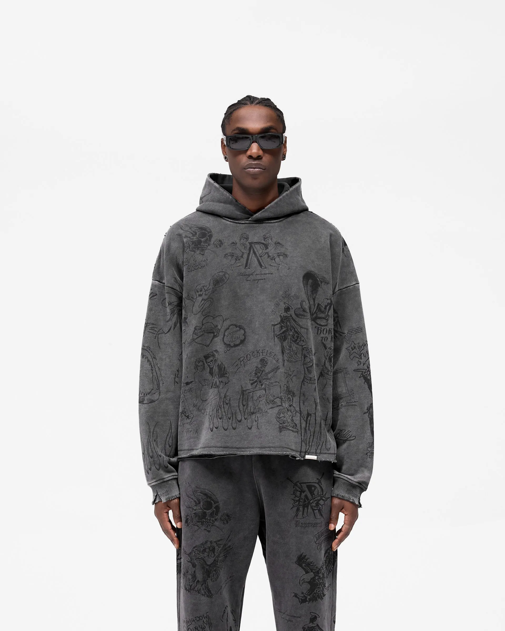 Legacy Hoodie - Vintage Grey sold by Represent product image thumbnail 3