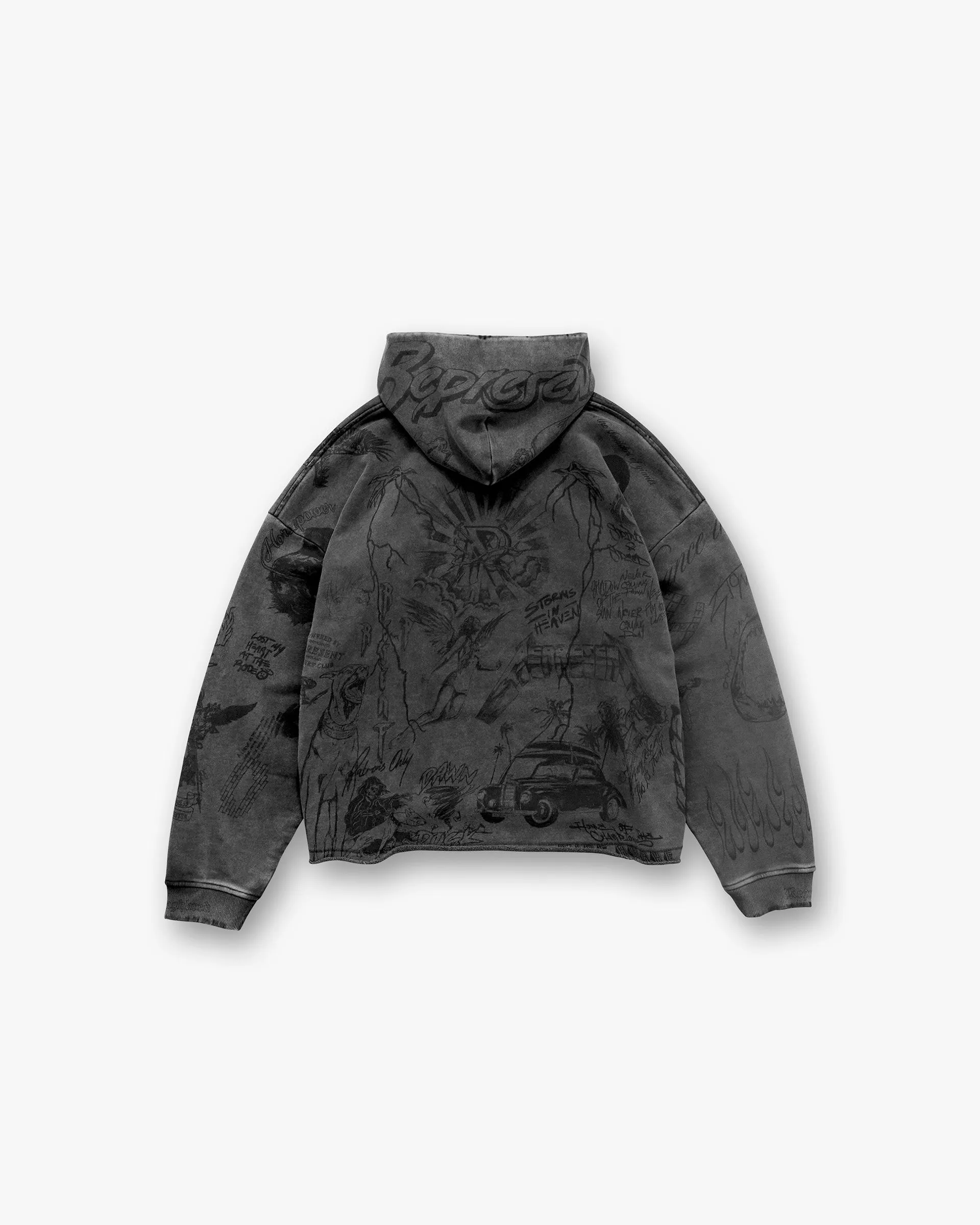 Legacy Hoodie - Vintage Grey sold by Represent product image thumbnail 2