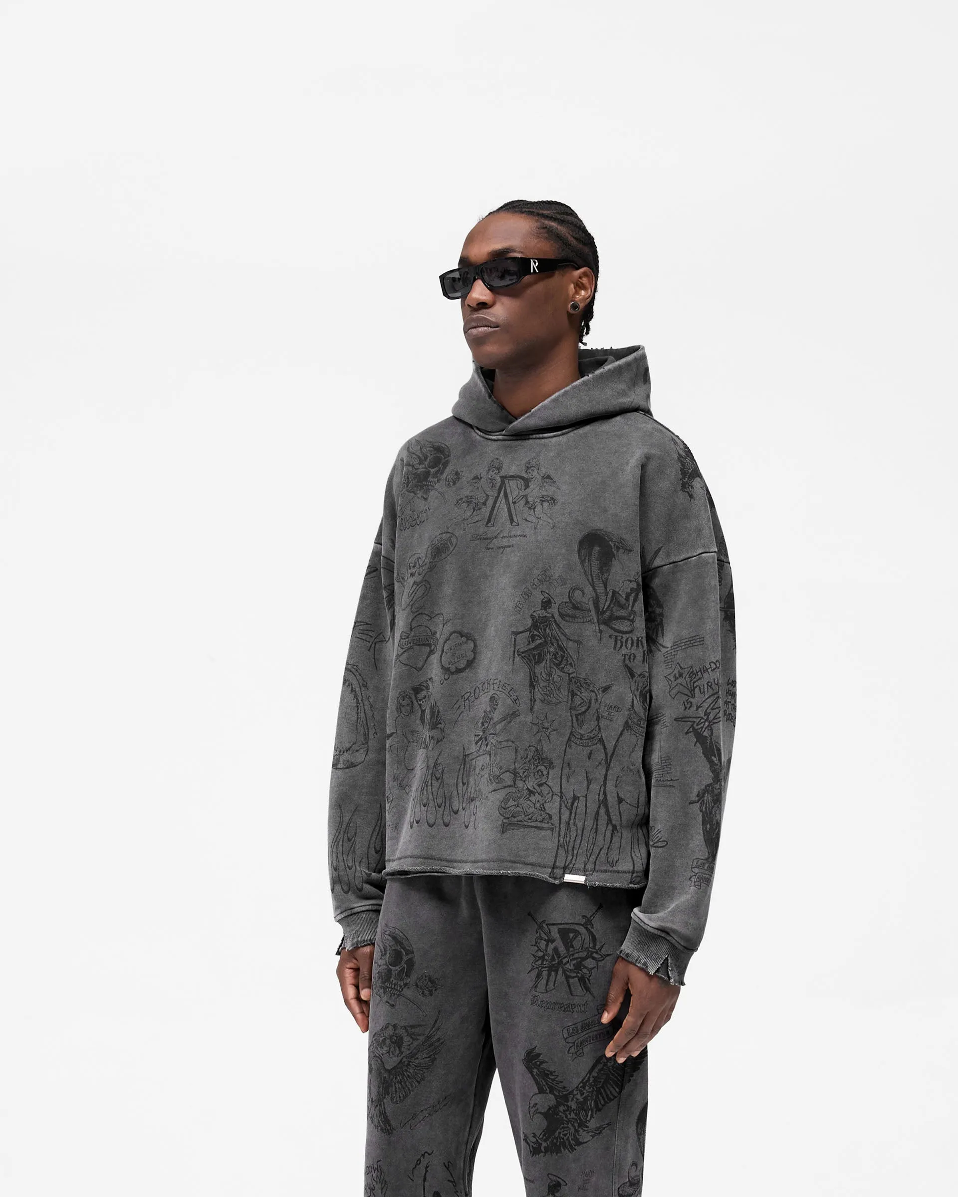 Legacy Hoodie - Vintage Grey sold by Represent product image thumbnail 5