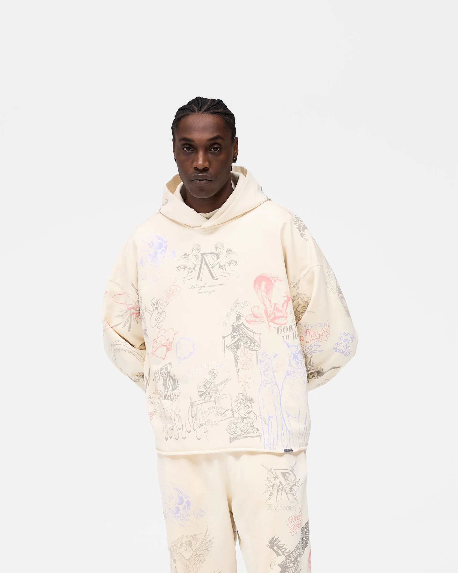 Legacy Hoodie - Buttercream sold by Represent product image thumbnail 5
