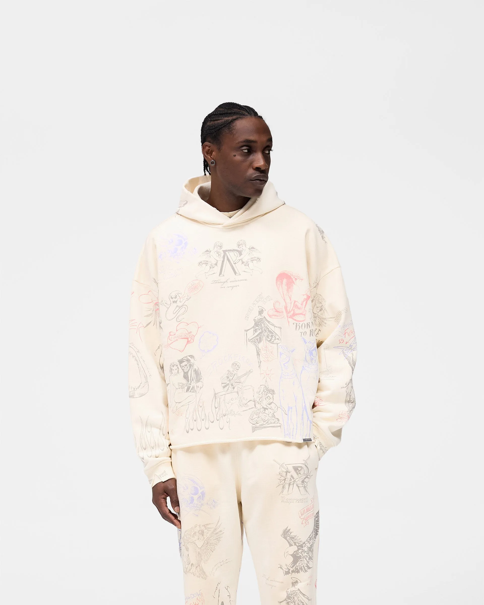 Legacy Hoodie - Buttercream sold by Represent product image thumbnail 4