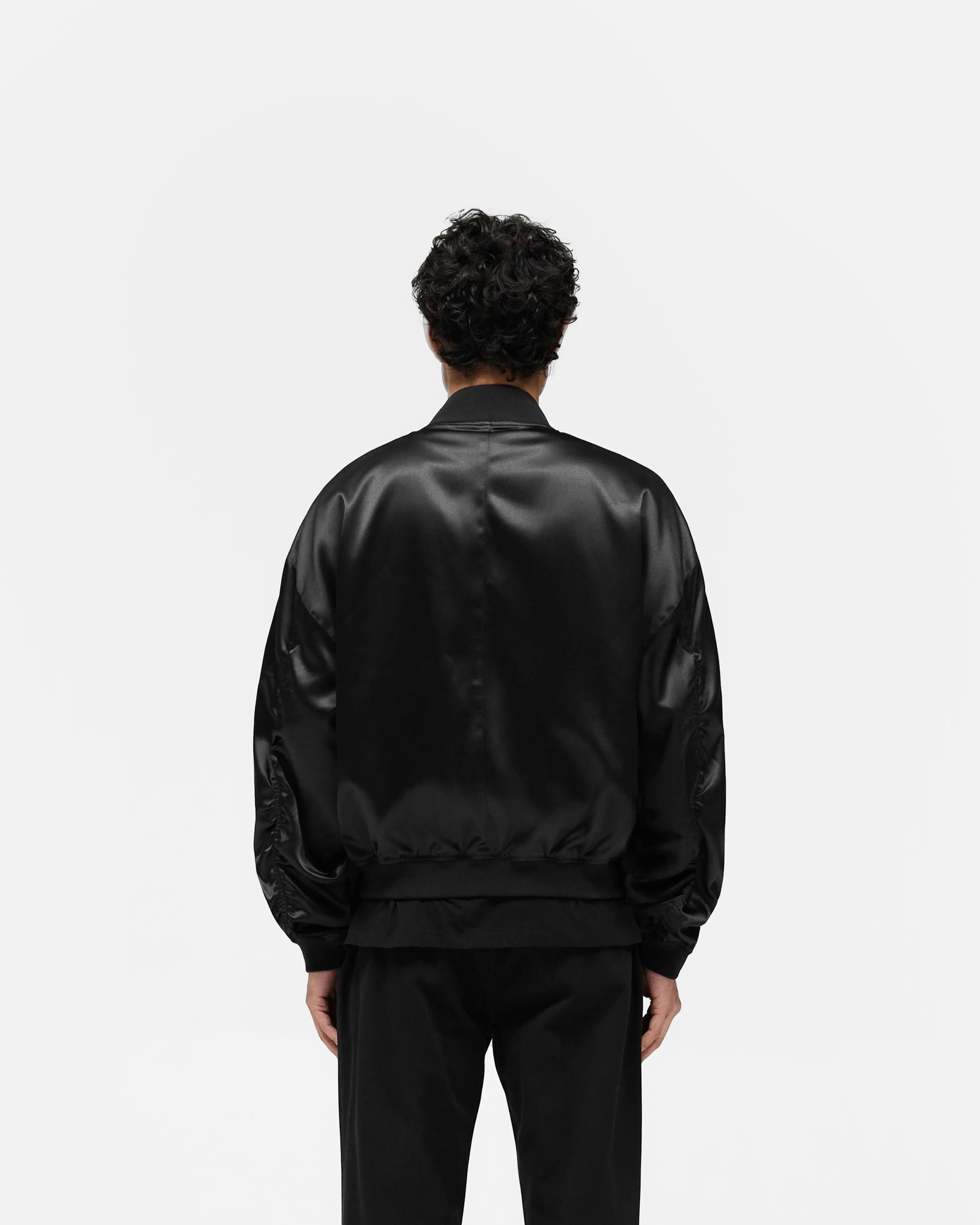 Satin Bomber - Black sold by Represent product image thumbnail 4