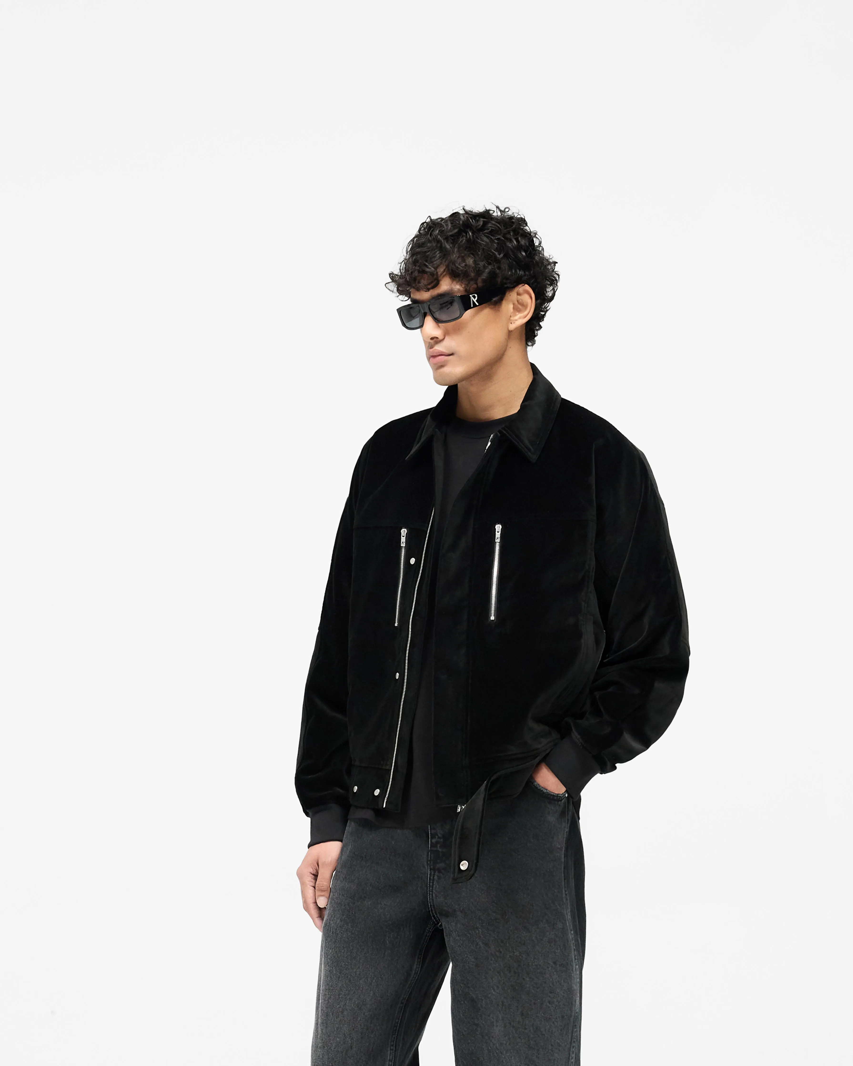 Bordeaux Brushed Jacket - Black sold by Represent product image thumbnail 2