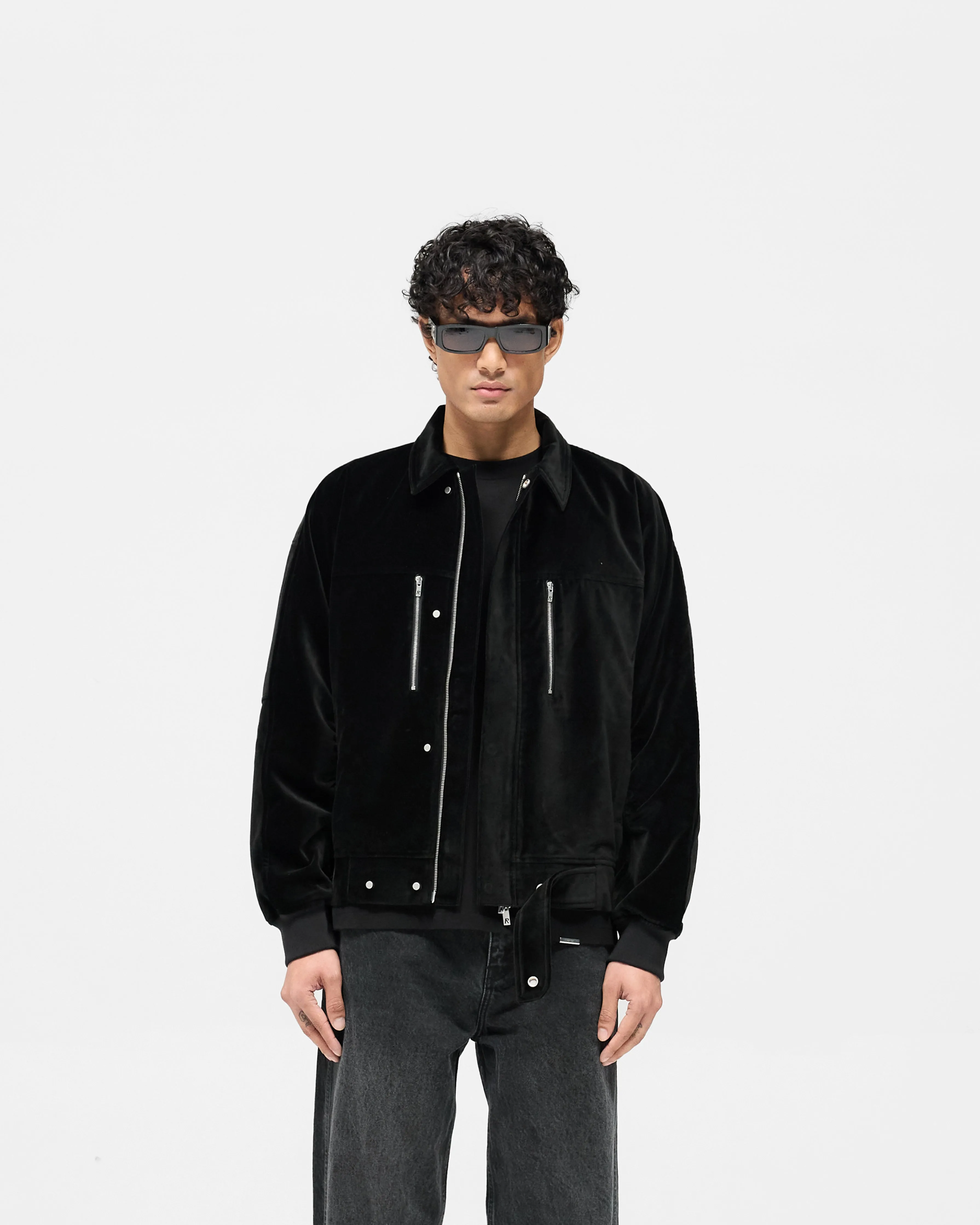 Bordeaux Brushed Jacket - Black sold by Represent product image thumbnail 3