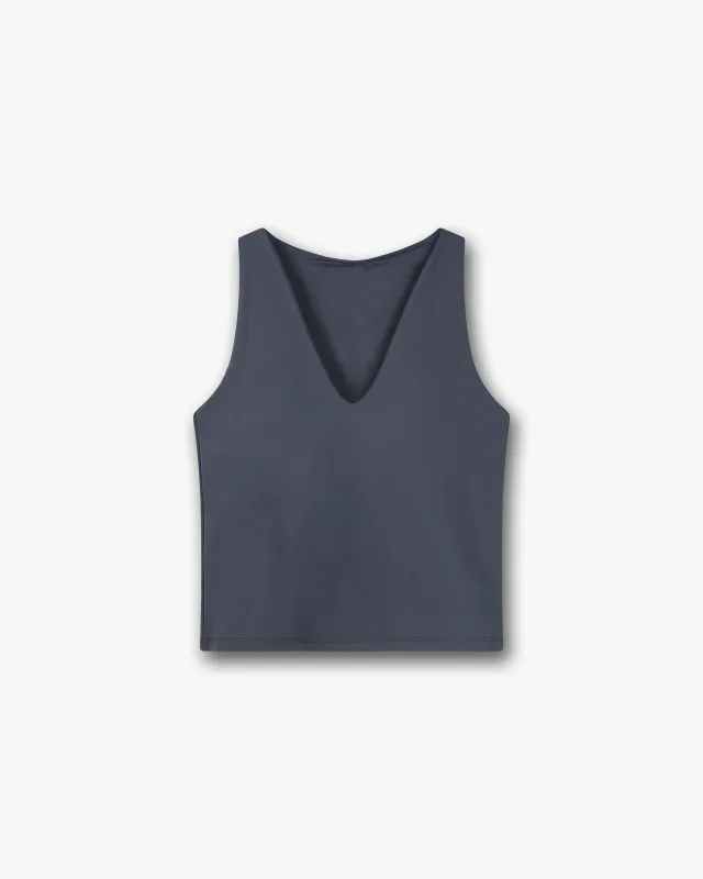 Owners Club V Neck Tank Top - Grey made by Represent