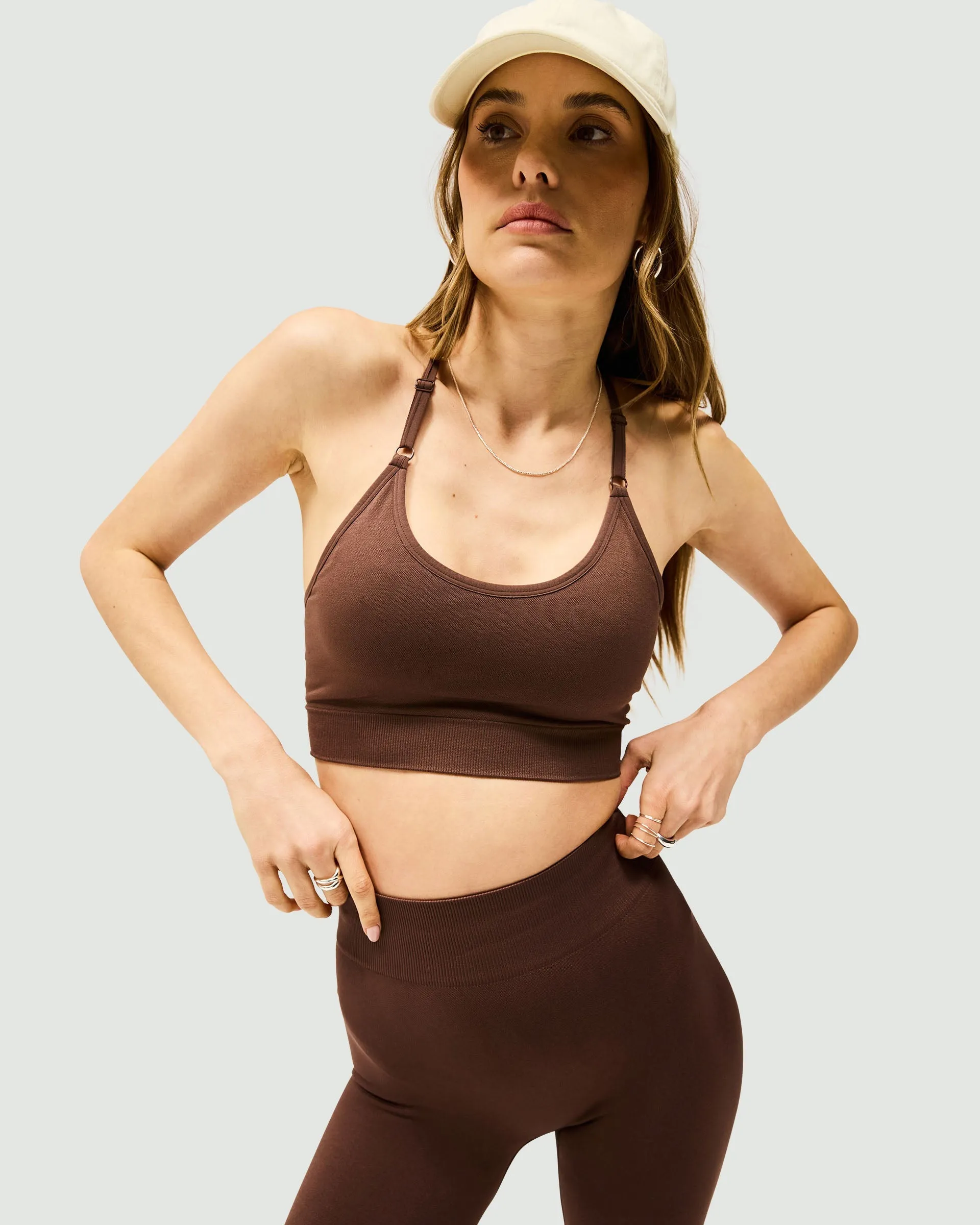 Owners Club Seamless Low Impact Bra - Mocha sold by Represent product image thumbnail 2