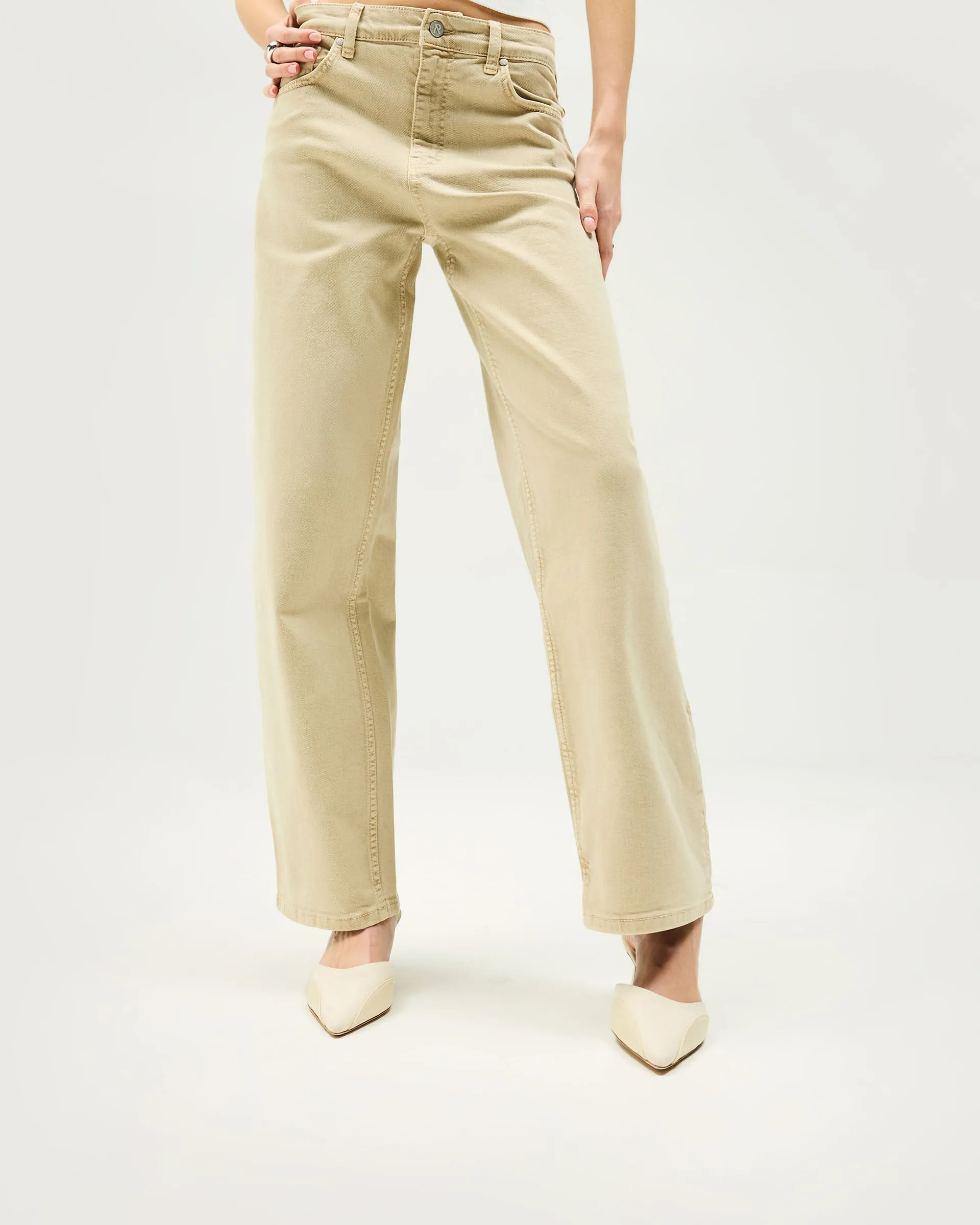 Balloon Leg Jean - Iced Latte sold by Represent product image thumbnail 2