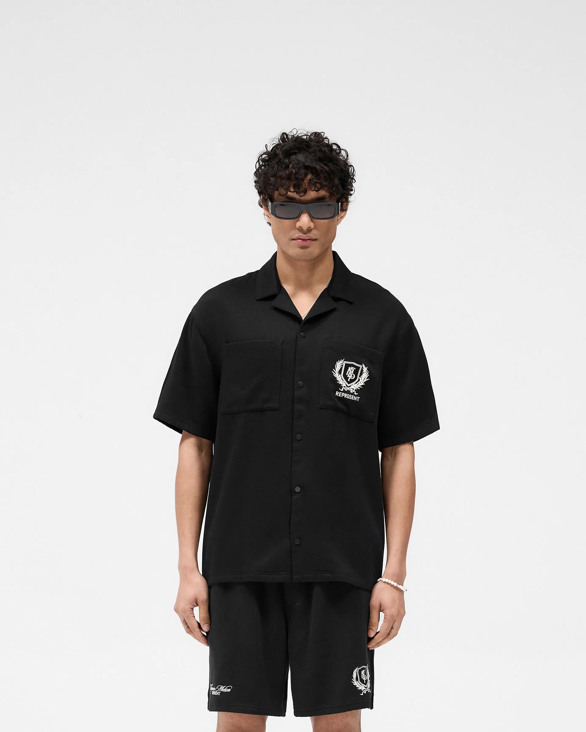 Represent Crest Shirt - Jet Black sold by Represent product image thumbnail 3