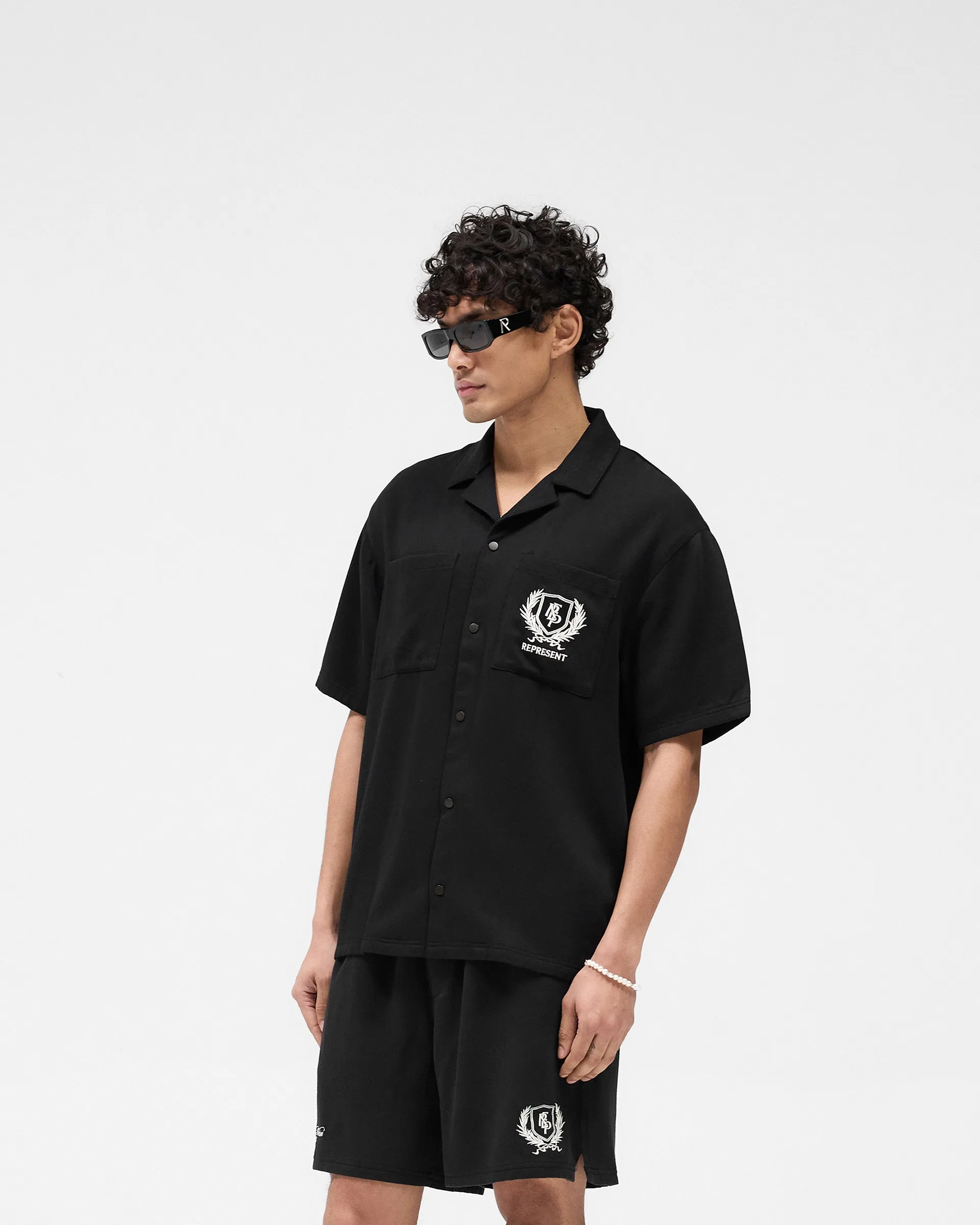 Represent Crest Shirt - Jet Black sold by Represent product image thumbnail 4