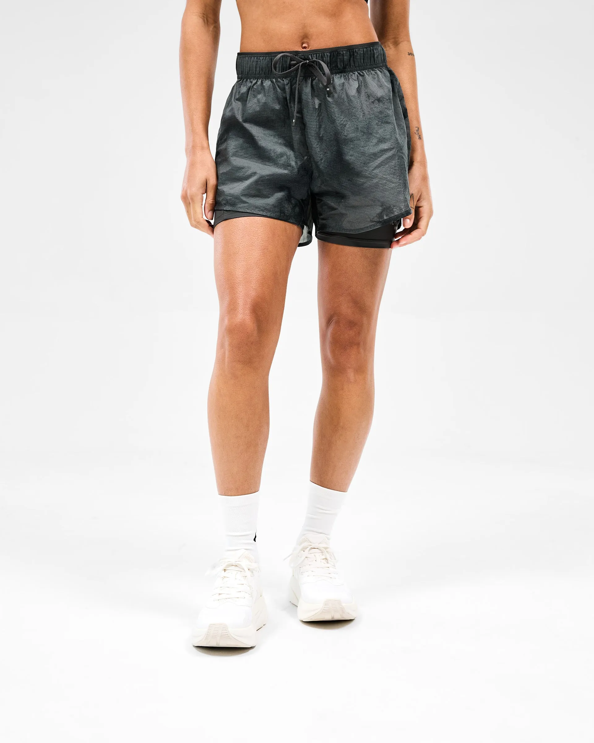 247 Distance 2-In-1 Short Printed - Dark Green sold by Represent product image thumbnail 4