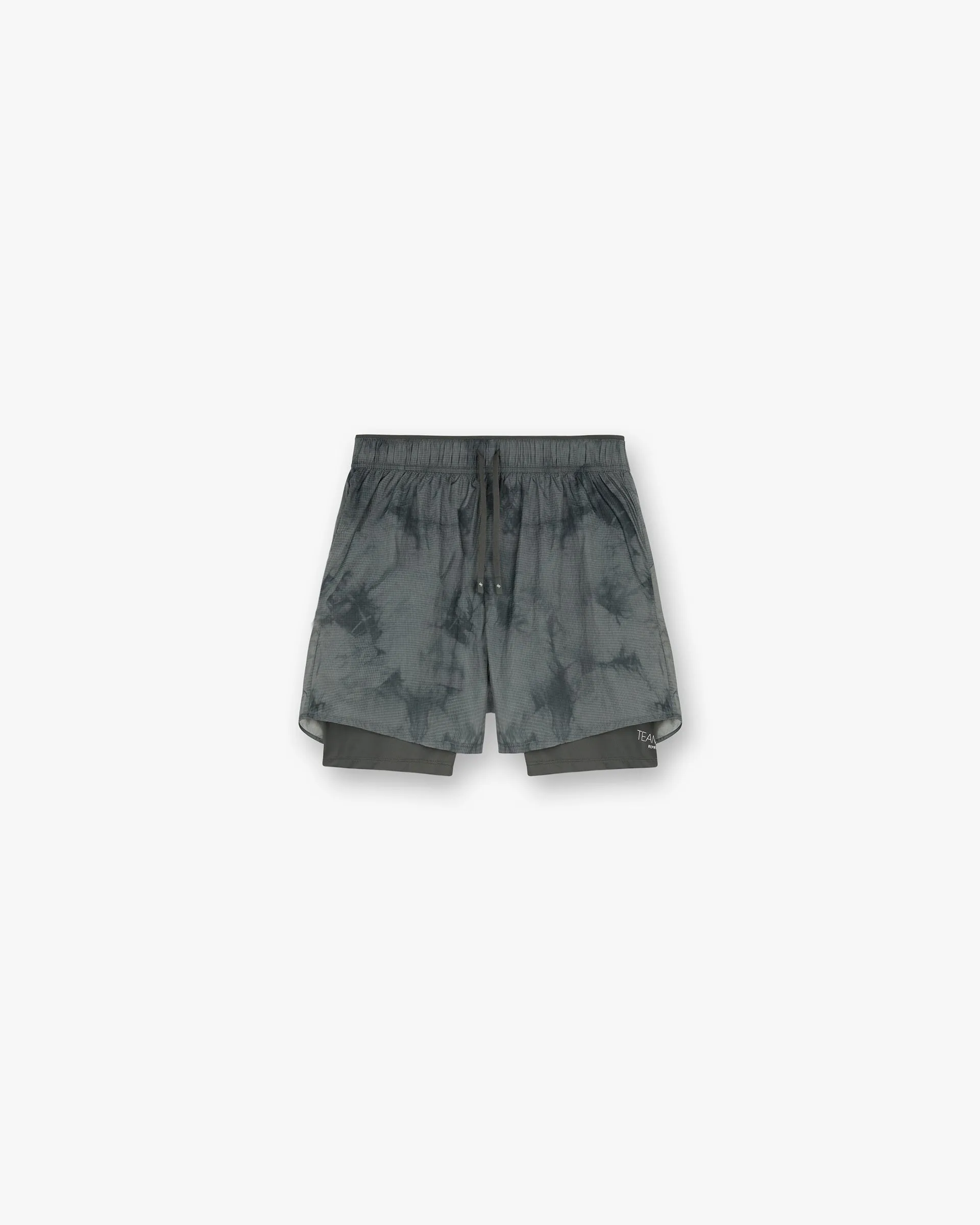 247 Distance 2-In-1 Short Printed - Dark Green sold by Represent