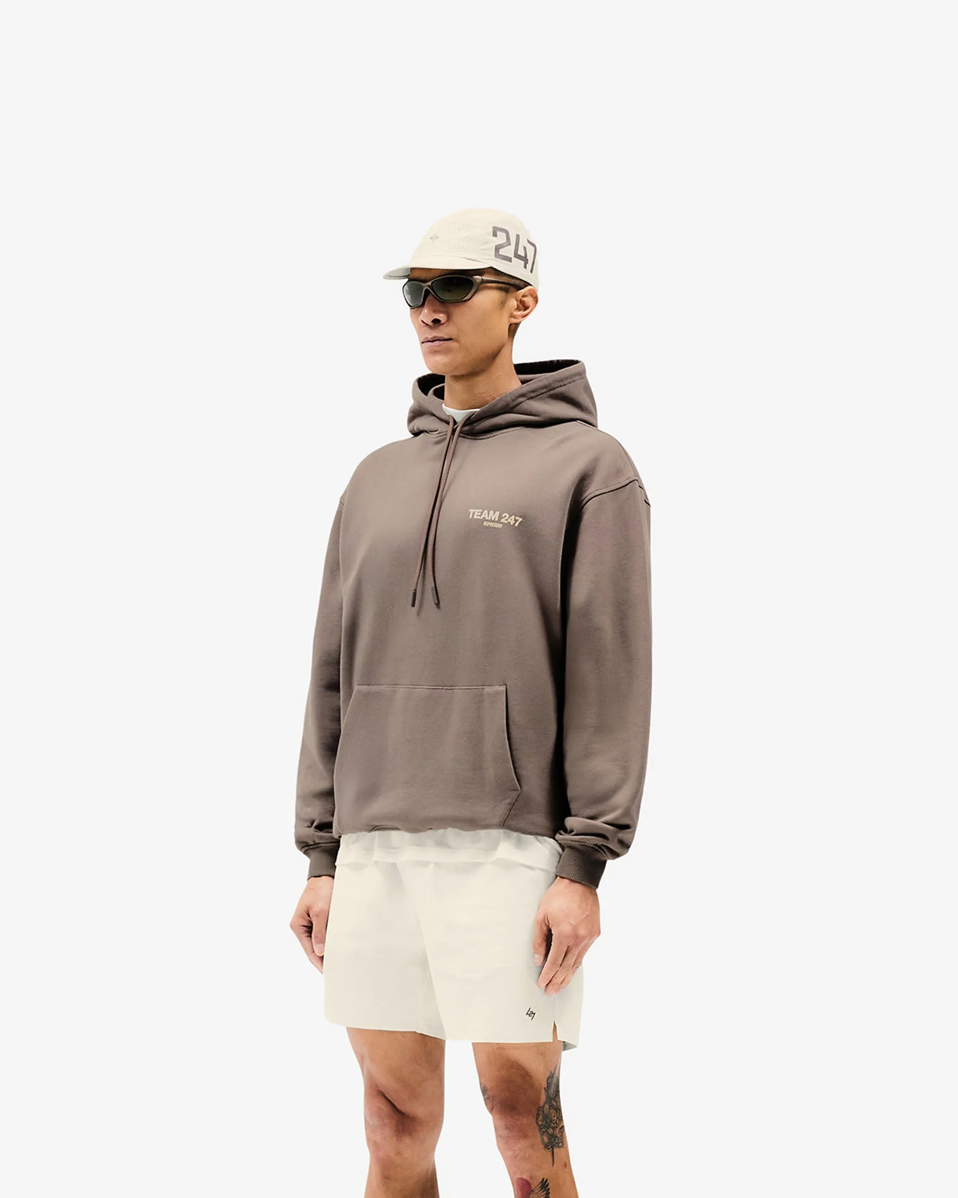 Team 247 Oversized Hoodie - Earth sold by Represent product image thumbnail 4