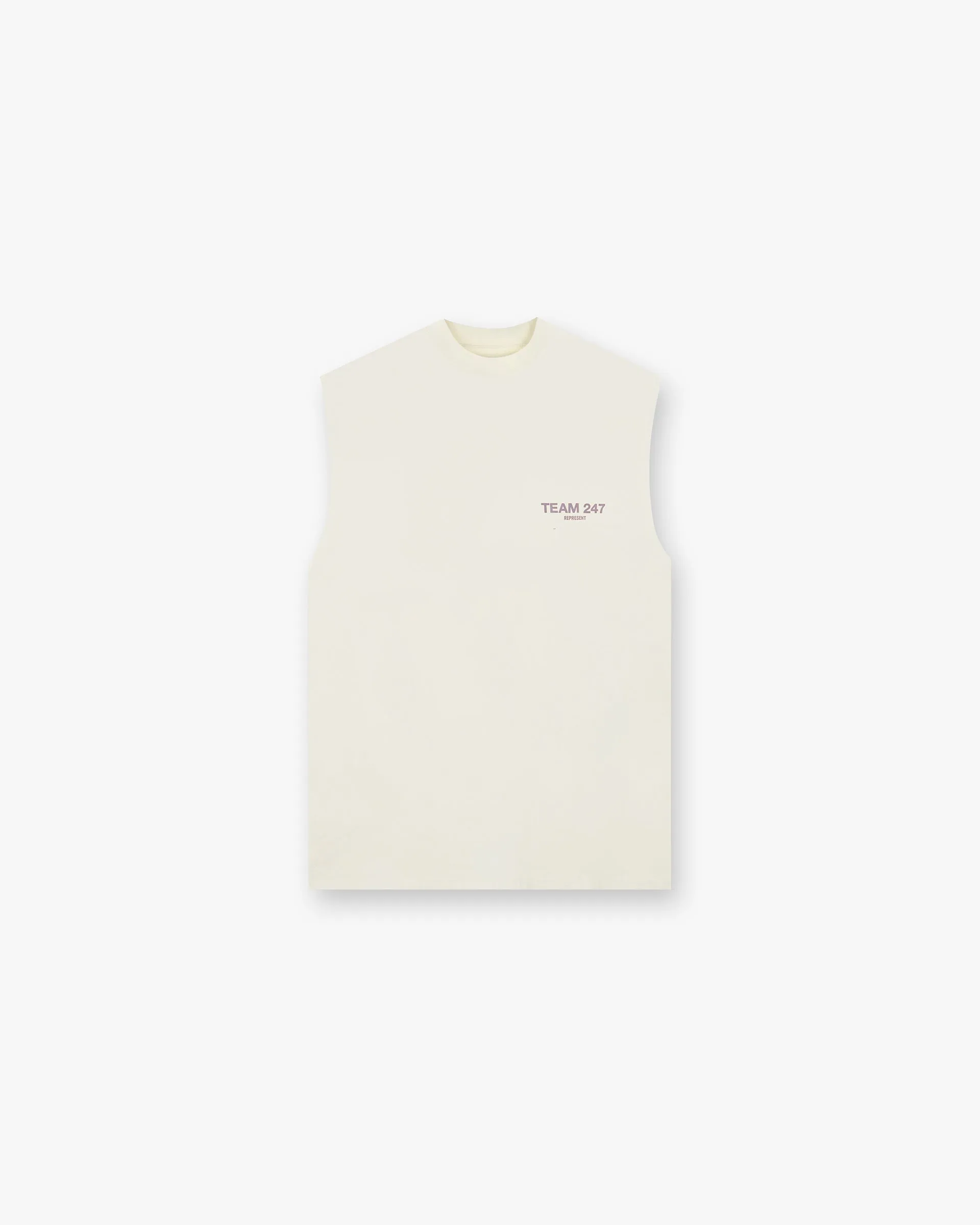 Team 247 Oversized Tank - Cream sold by Represent