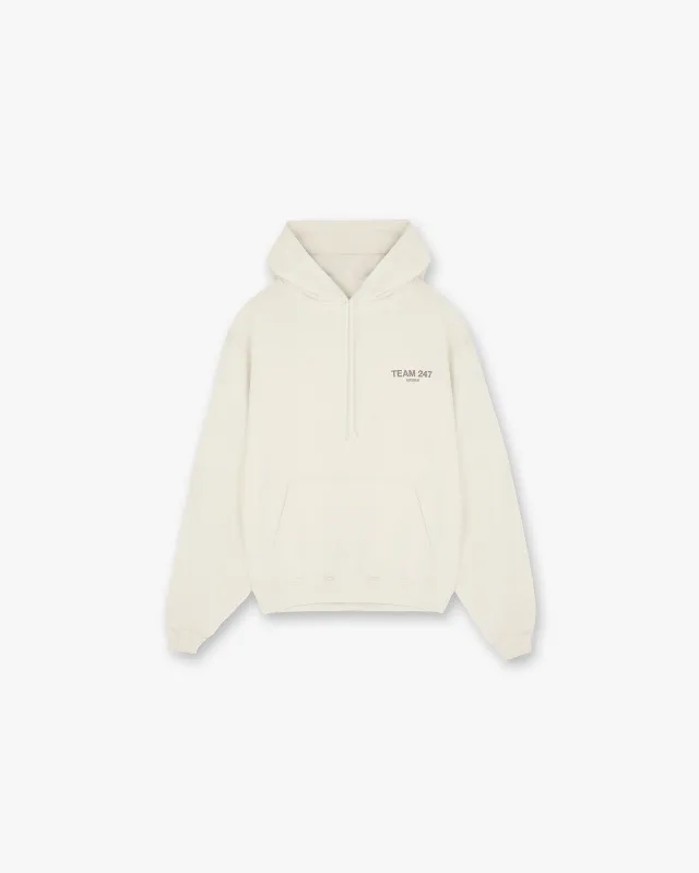 Team 247 Oversized Hoodie - Cream sold by Represent