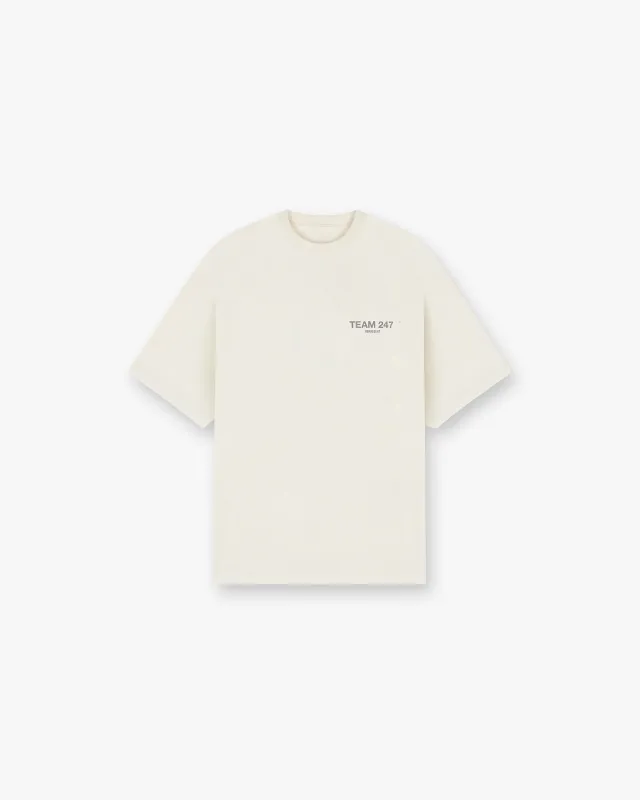 Team 247 Oversized T-Shirt - Cream sold by Represent