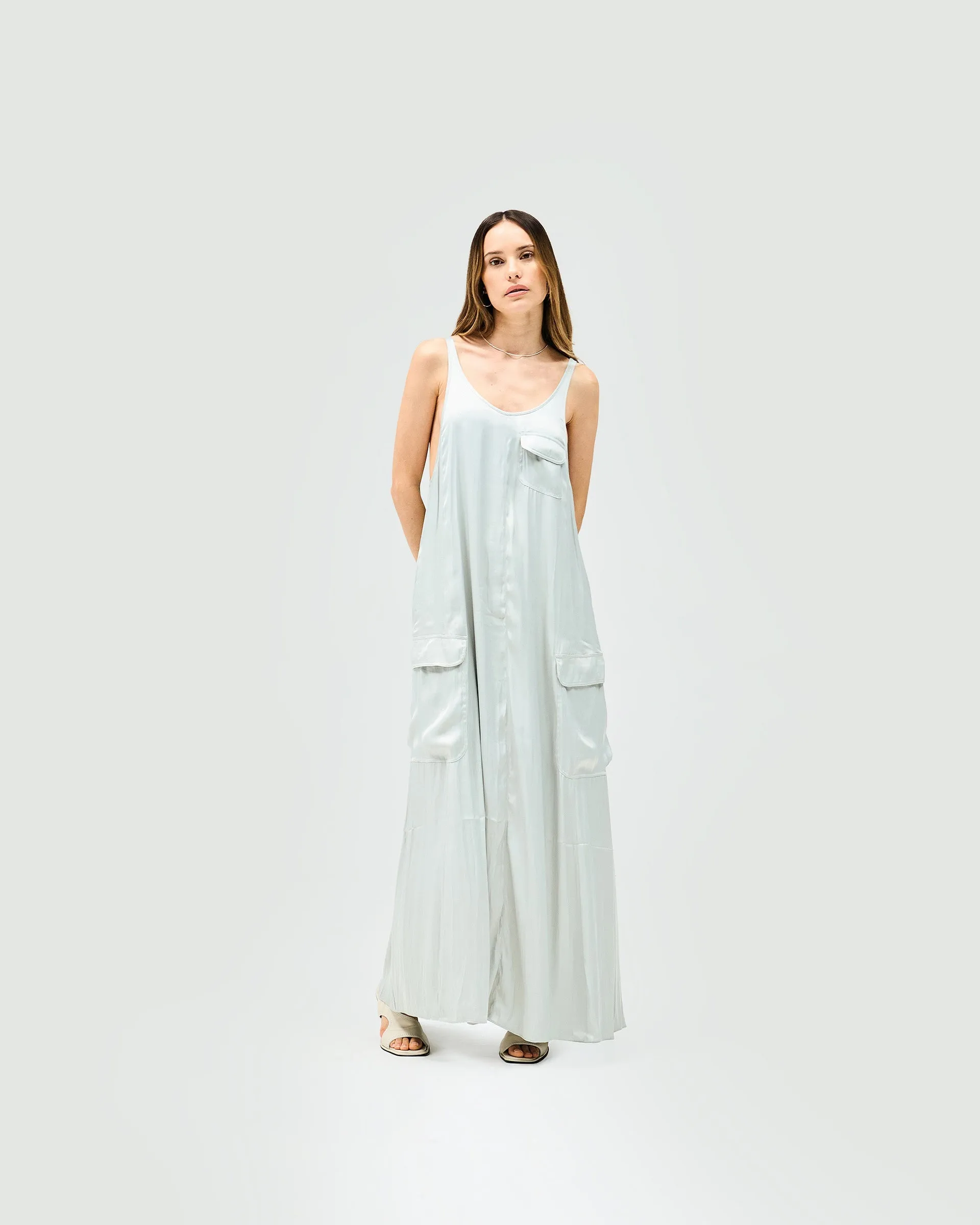 Adrenaline Maxi Dress - Basil sold by Represent product image thumbnail 3