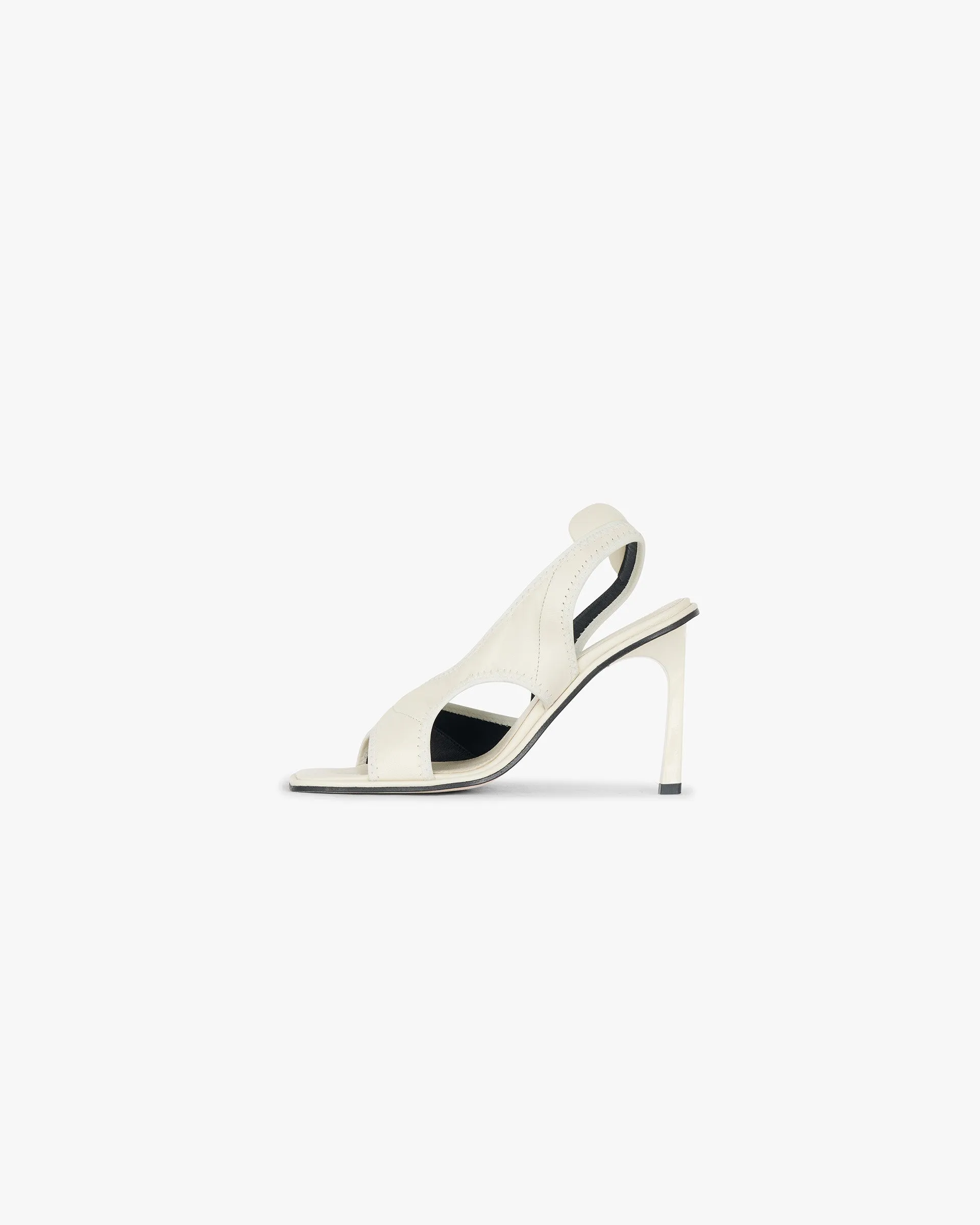 Asymmetric Stretch Heel - Ecru sold by Represent product image thumbnail 3