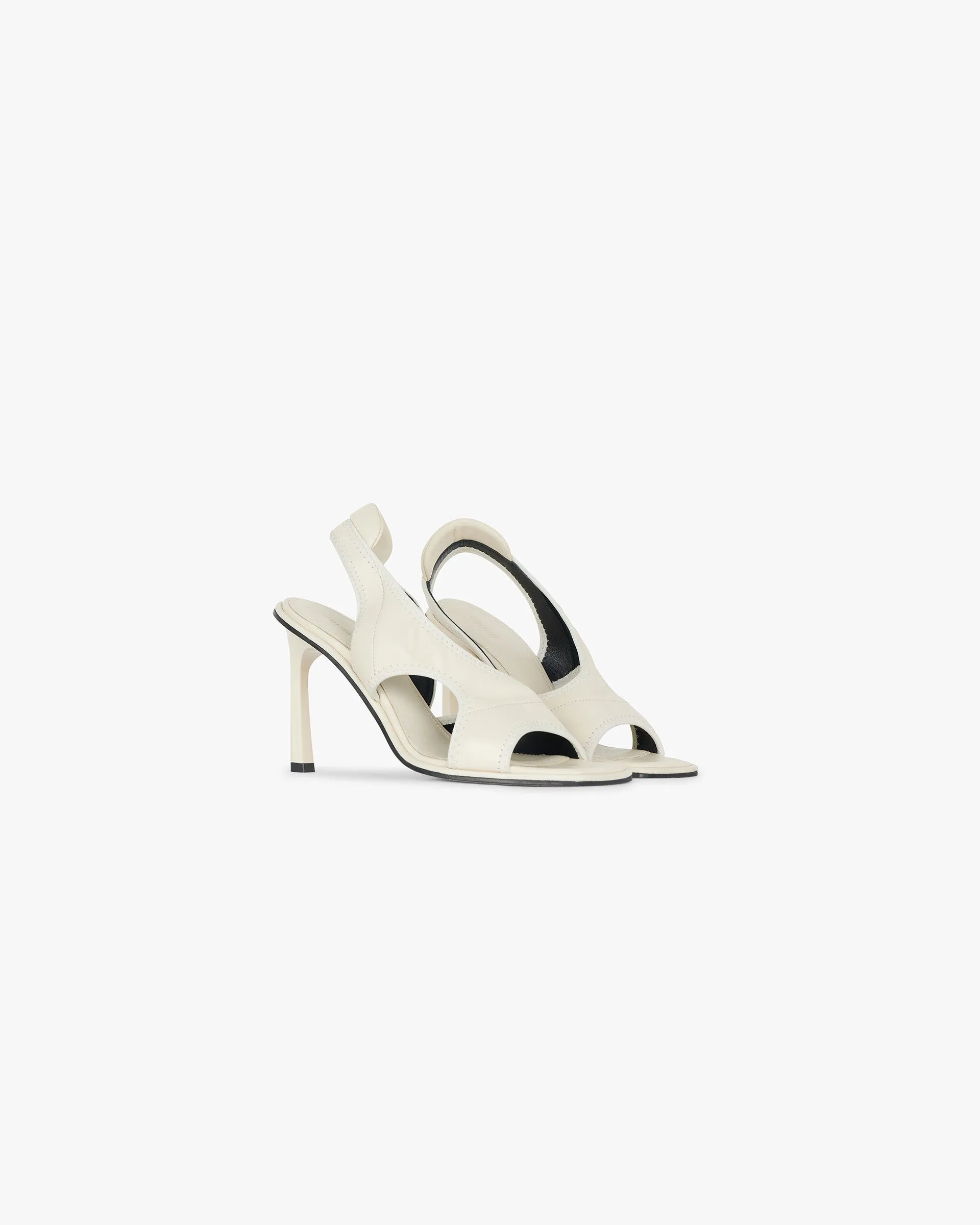 Asymmetric Stretch Heel - Ecru sold by Represent product image thumbnail 2