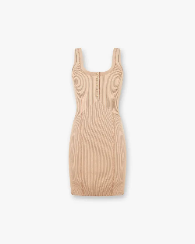 Louie Dress - Taupe sold by Represent