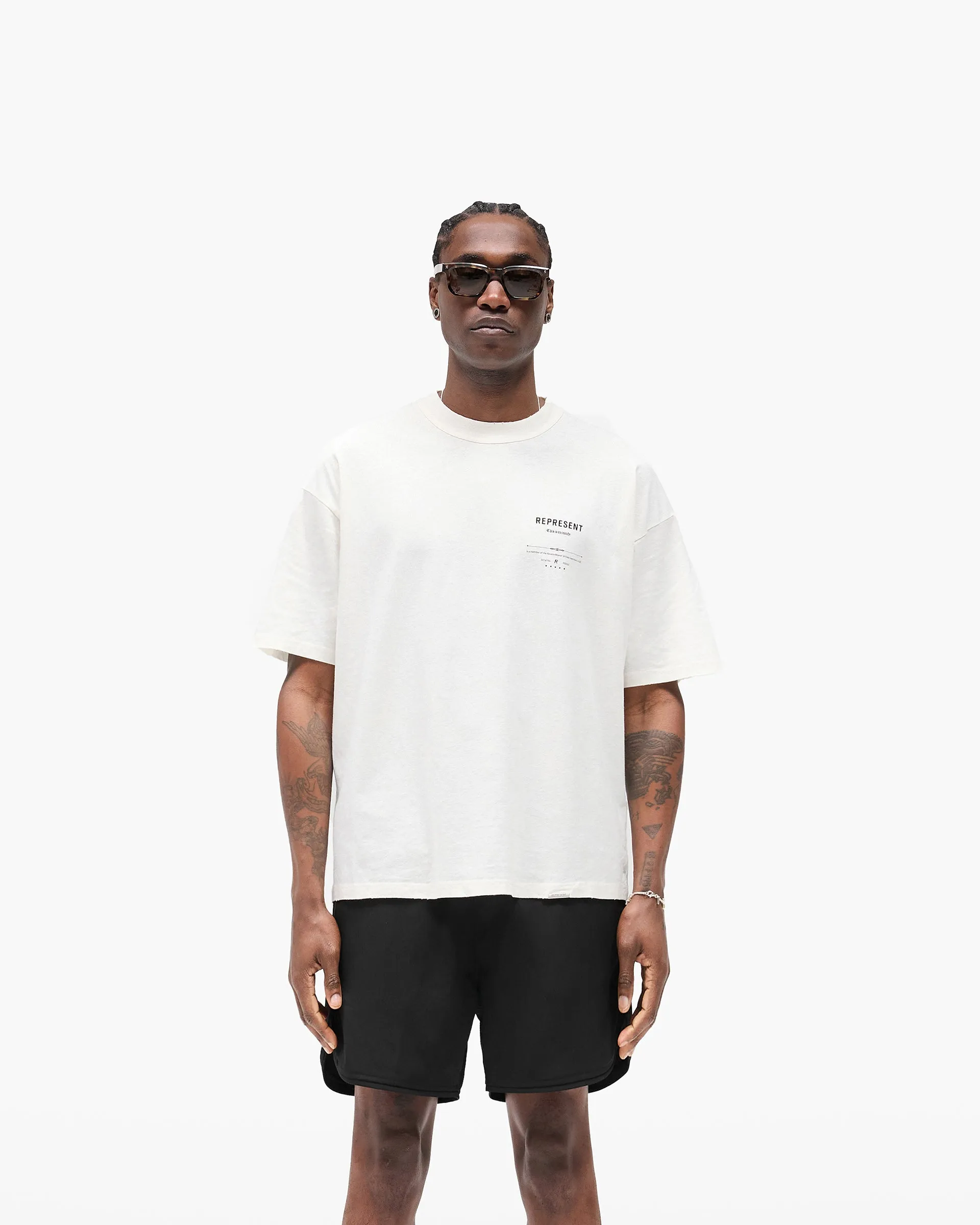 Revere Manor T-Shirt - Aged White sold by Represent product image thumbnail 3