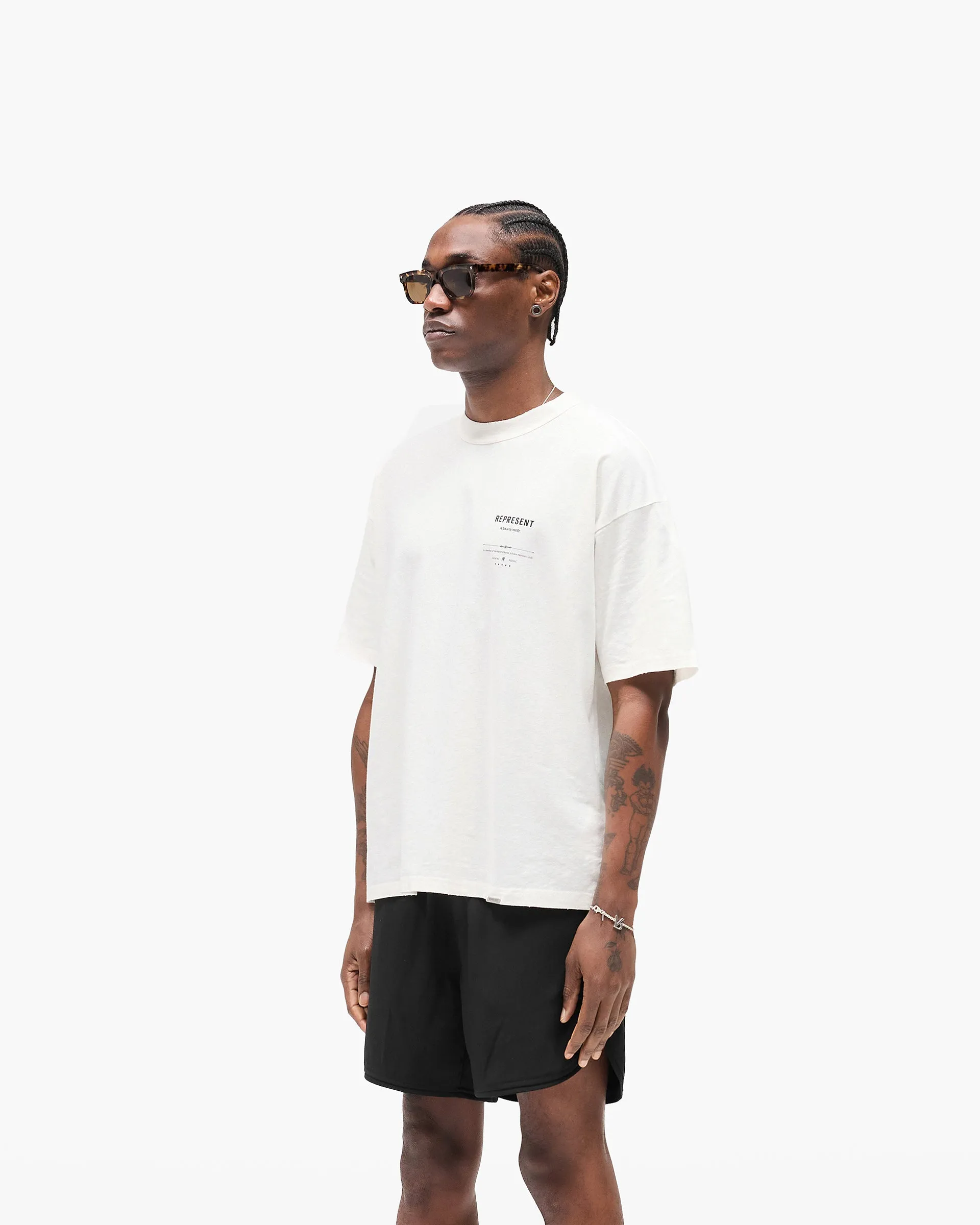 Revere Manor T-Shirt - Aged White sold by Represent product image thumbnail 4