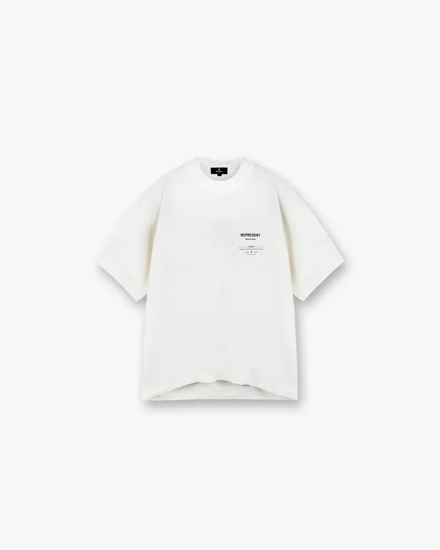 Revere Manor T-Shirt - Aged White made by Represent