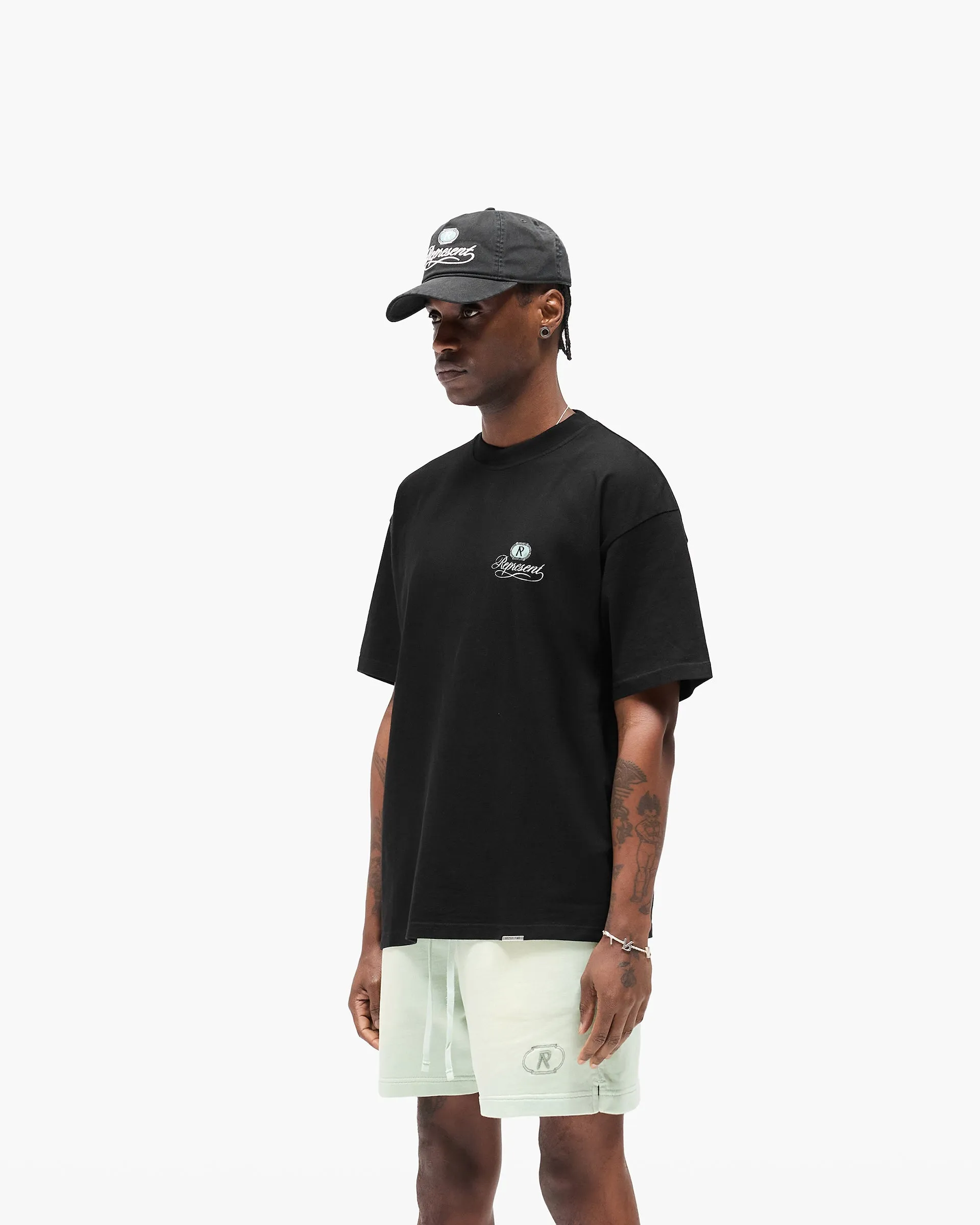 Grand Vintage Hand Drawn T-Shirt - Jet Black sold by Represent product image thumbnail 5