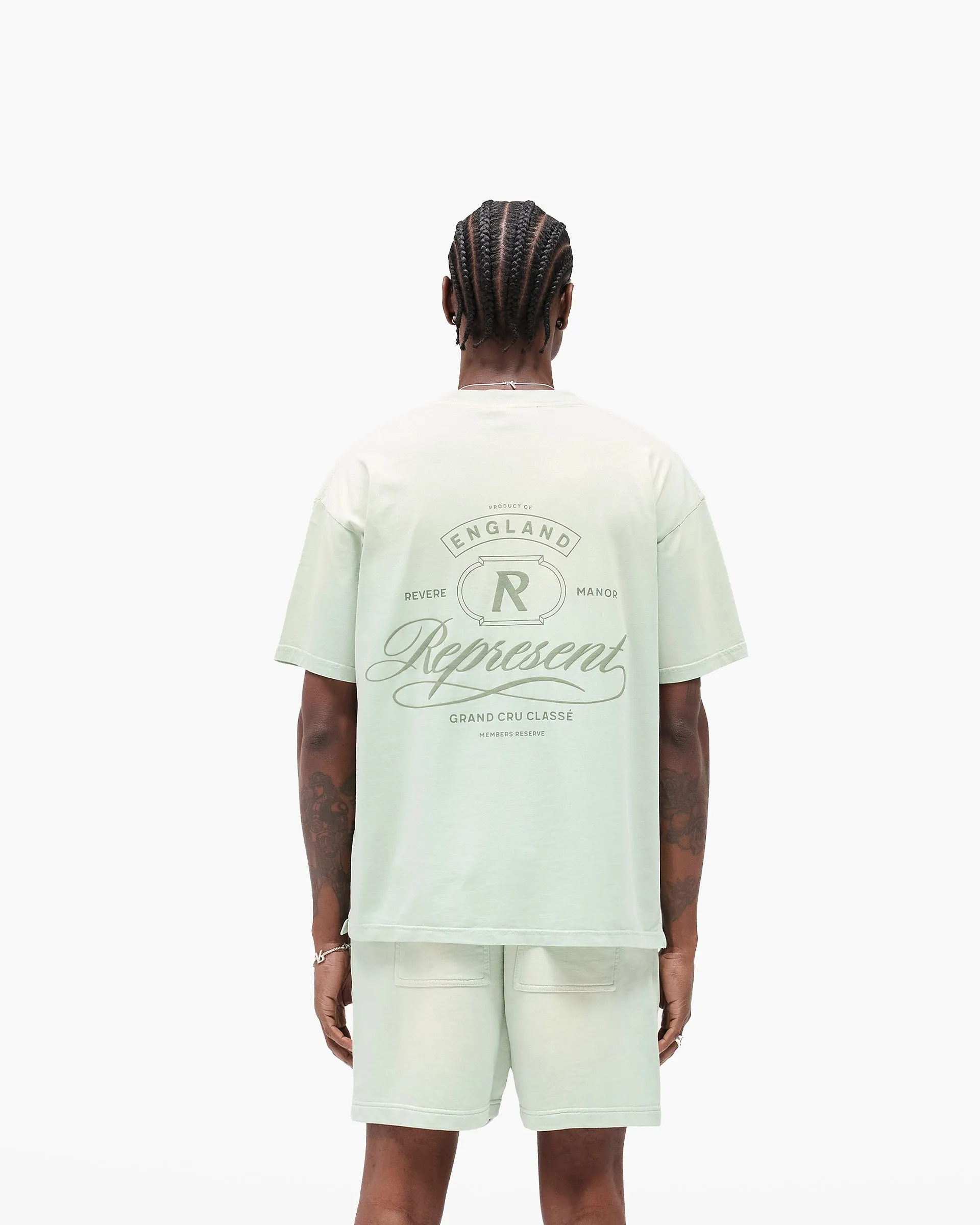 Grand Vintage T-Shirt - Washed Sage sold by Represent product image thumbnail 5