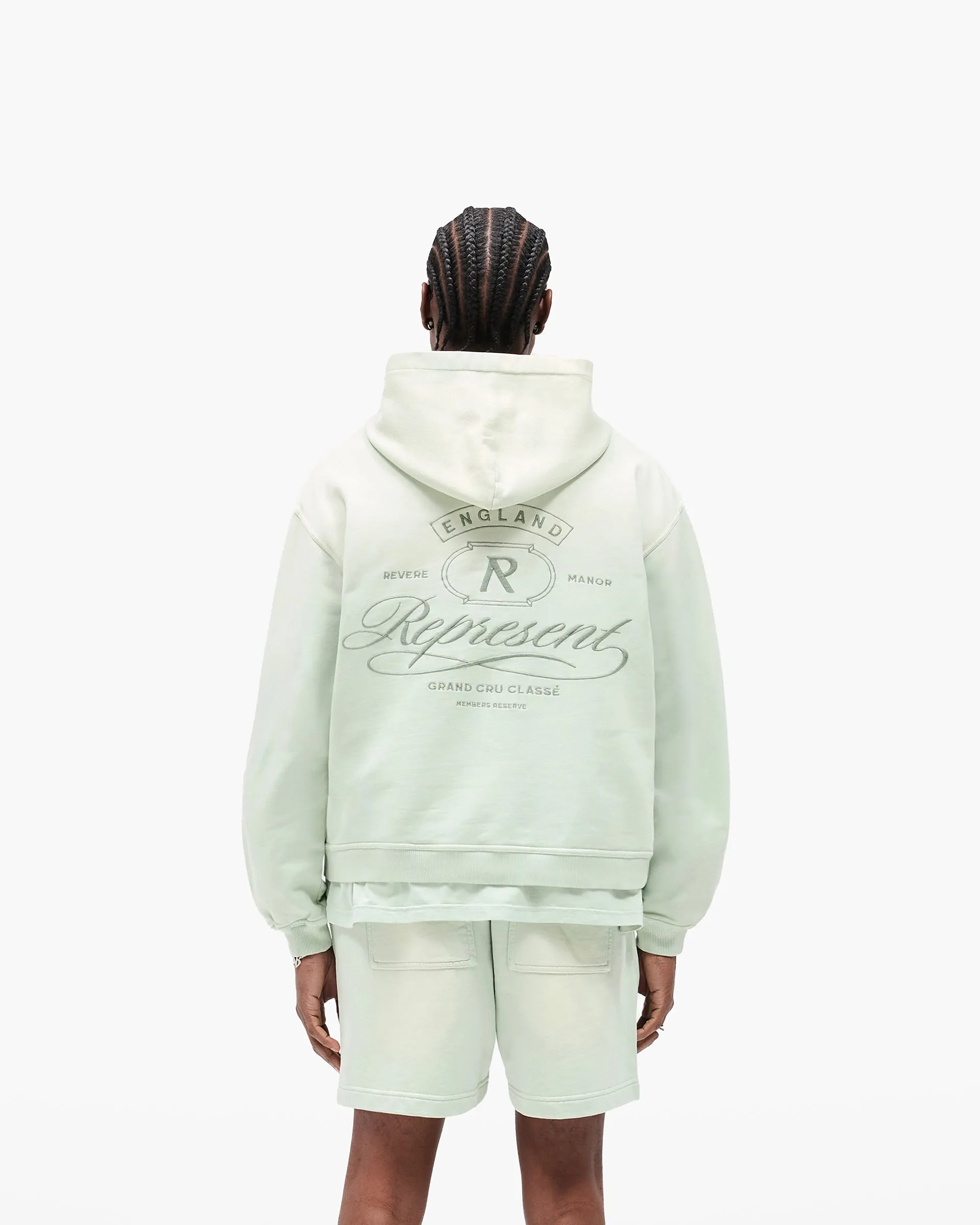 Grand Vintage Hoodie - Washed Sage sold by Represent product image thumbnail 5